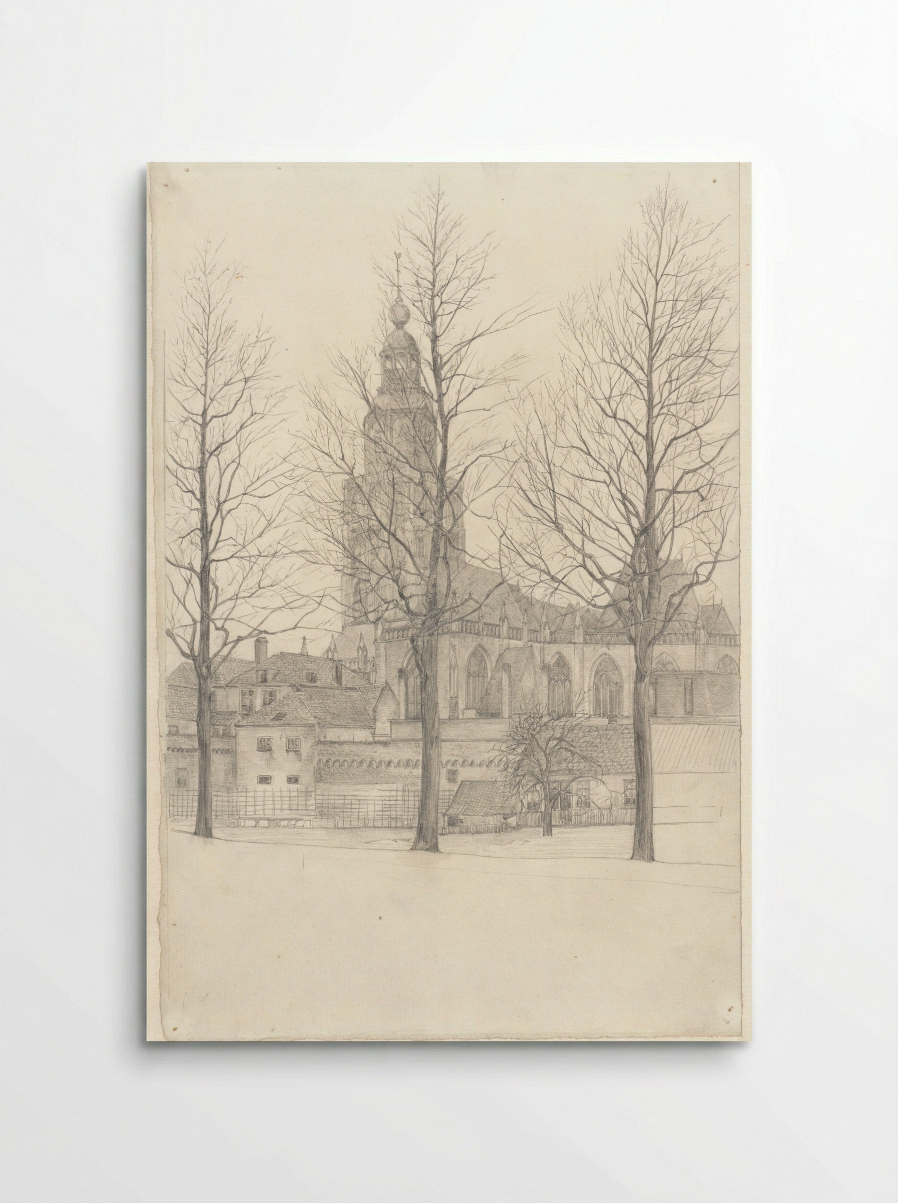 Sint Walburgskerk te Zutphen - Johanna Quirina van Regteren Altena - Poster