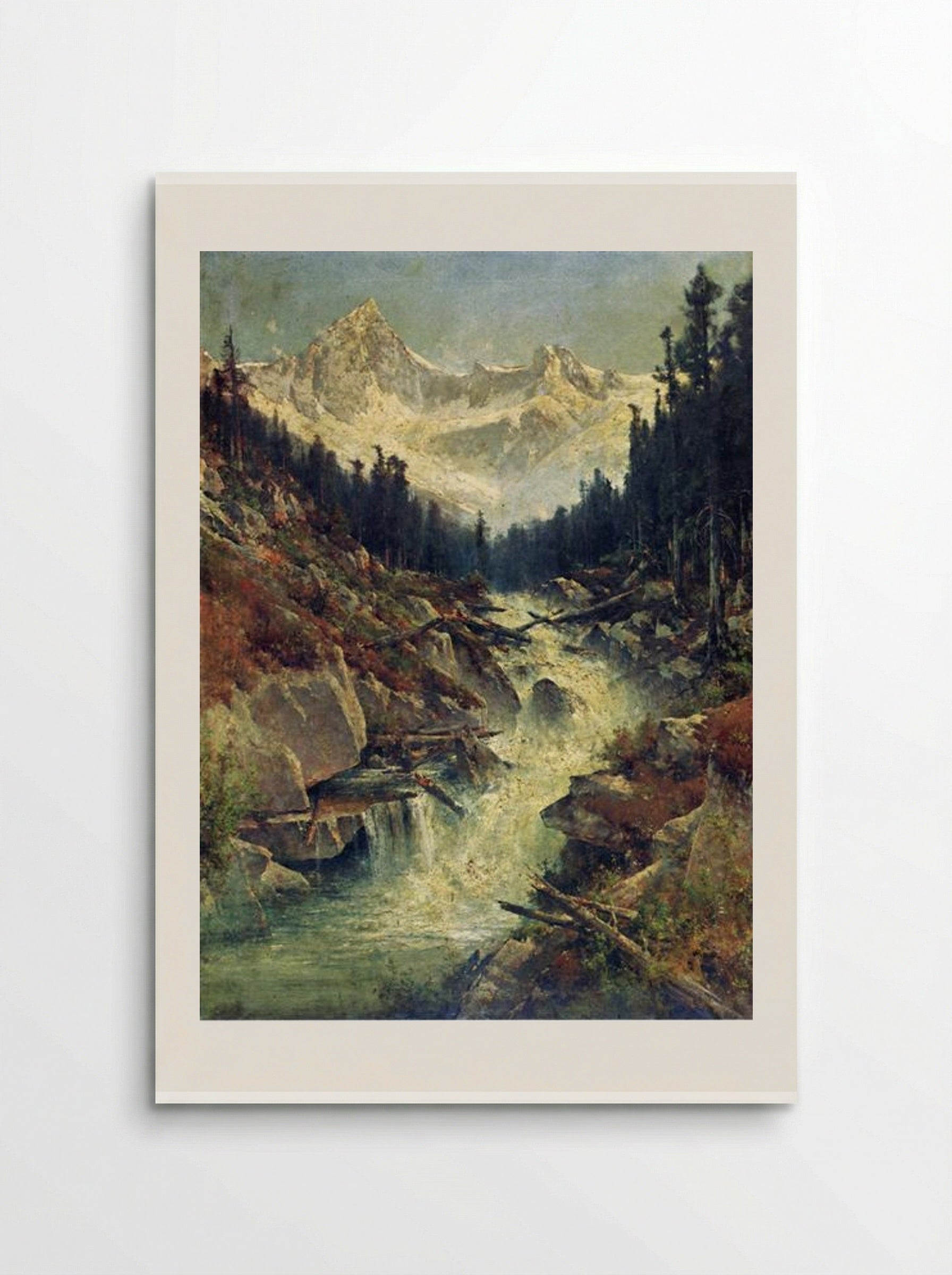 Sir Donald Peak and Selkirk Glacier, Canada - Thomas Hill - Poster