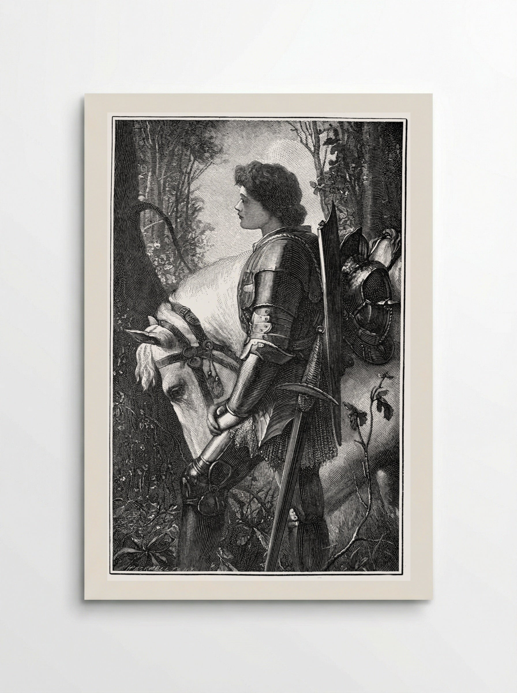 Sir Galahad - George Frederic Watts - Poster