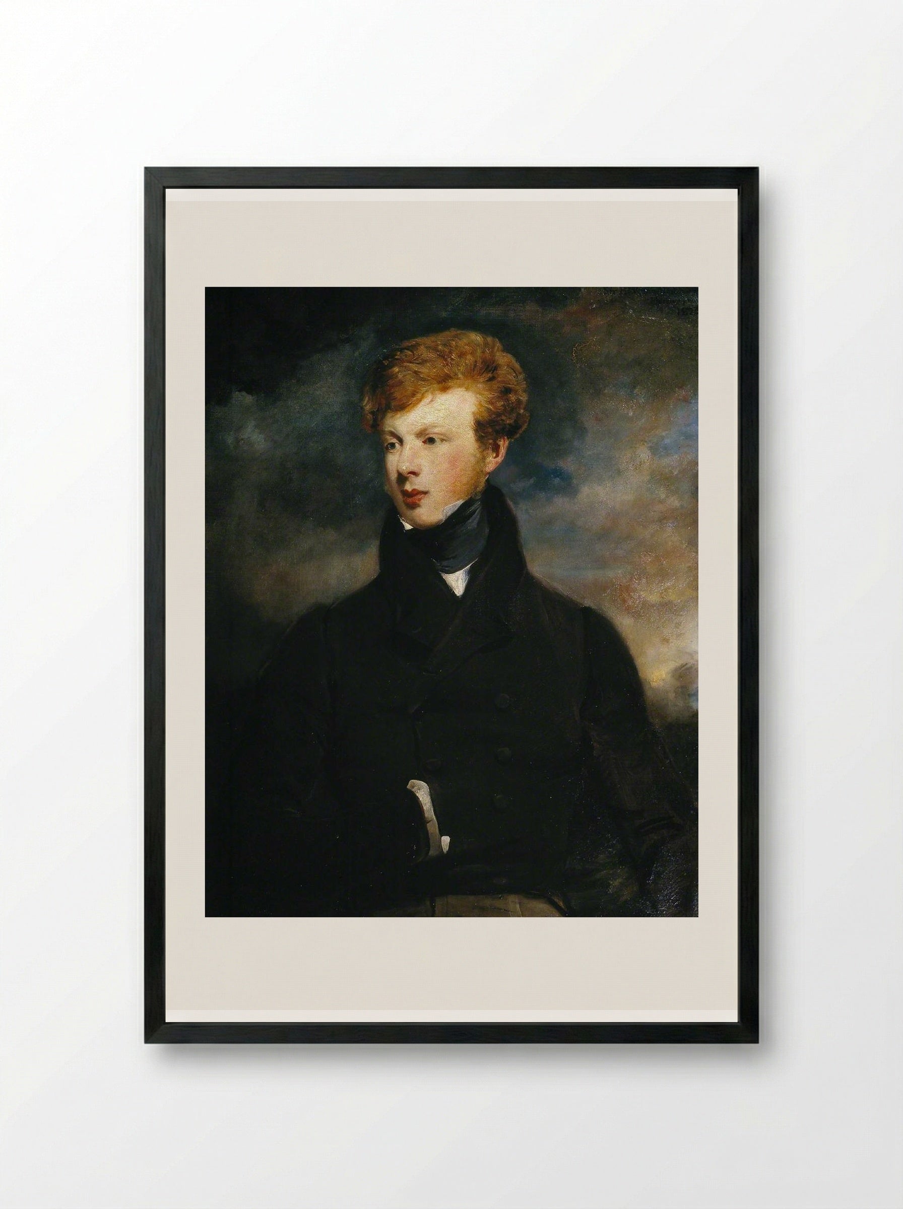 Sir Henry Webb - John Jackson - Framed Print Black