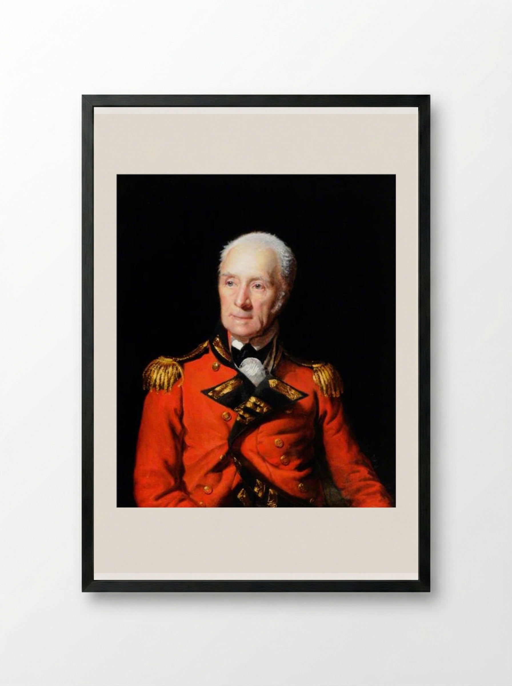Sir Hew Whiteford Dalrymple - John Jackson - Framed Print Black