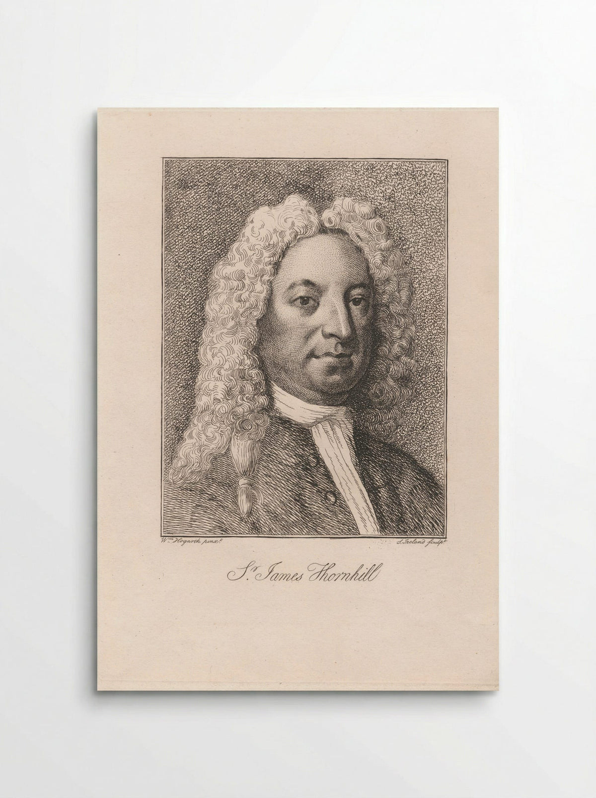 Sir James Thornhill - Samuel Ireland - Poster