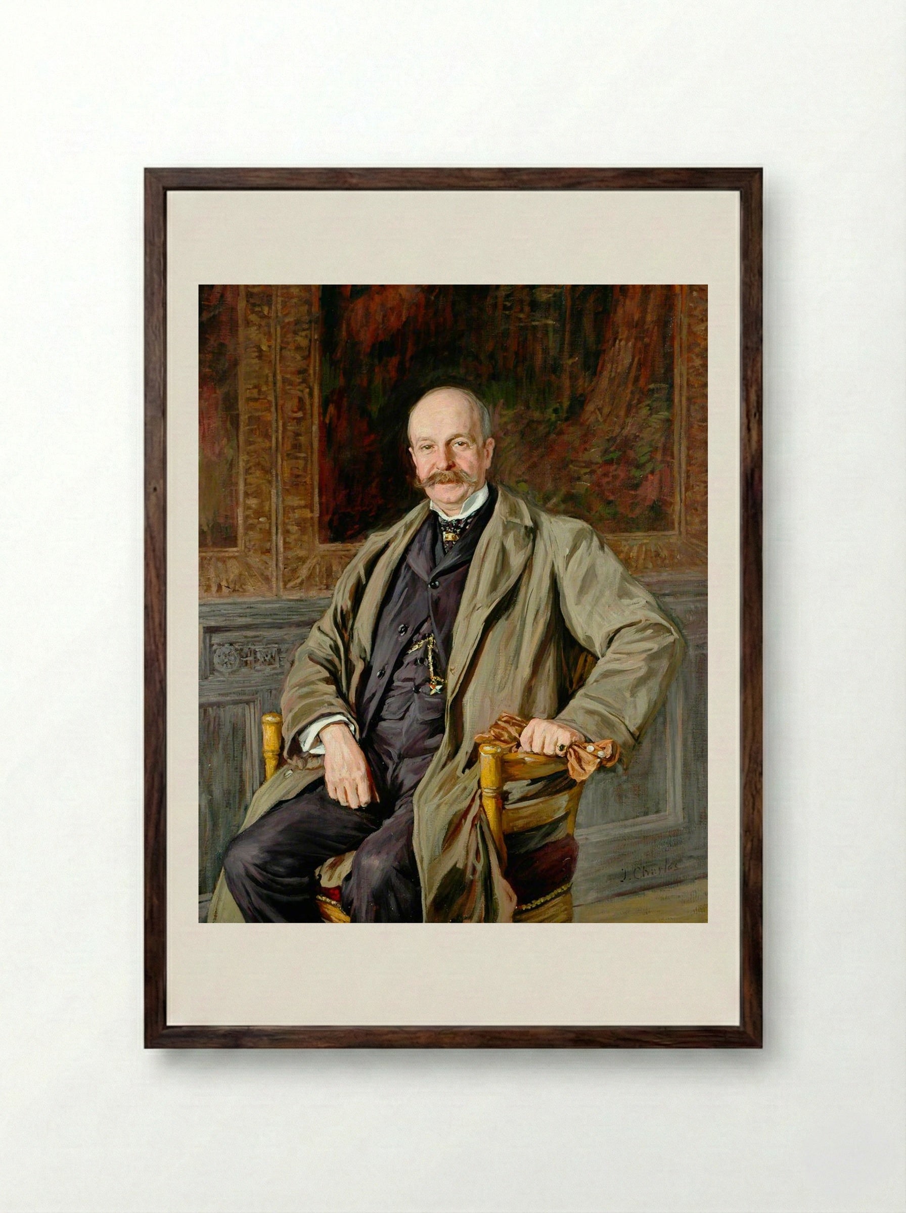 Sir John Arthur Godwin - James Charles - Framed Print Dark Wood