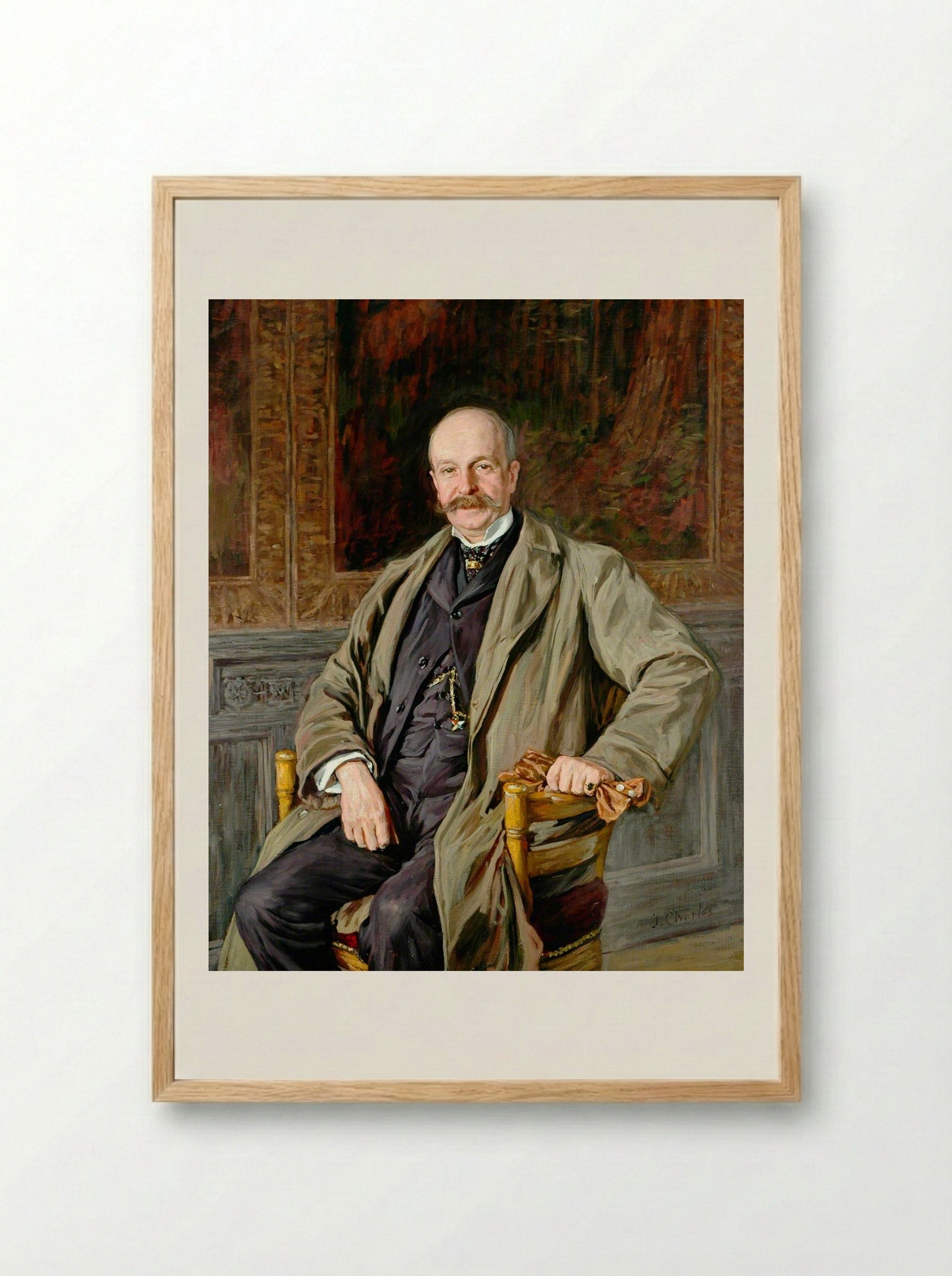 Sir John Arthur Godwin - James Charles - Framed Print Wood