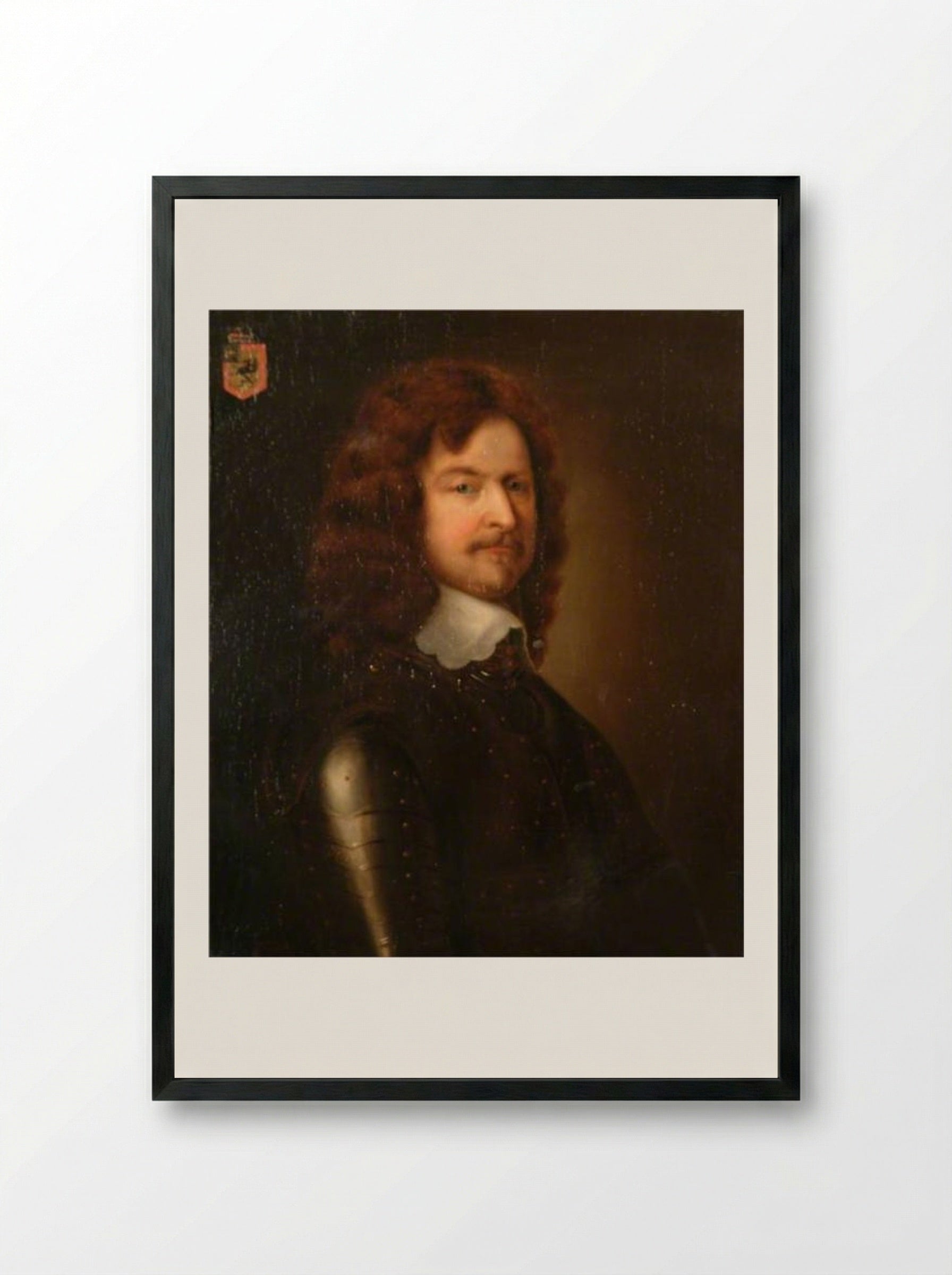 Sir John Boys - John Riley - Framed Print Black