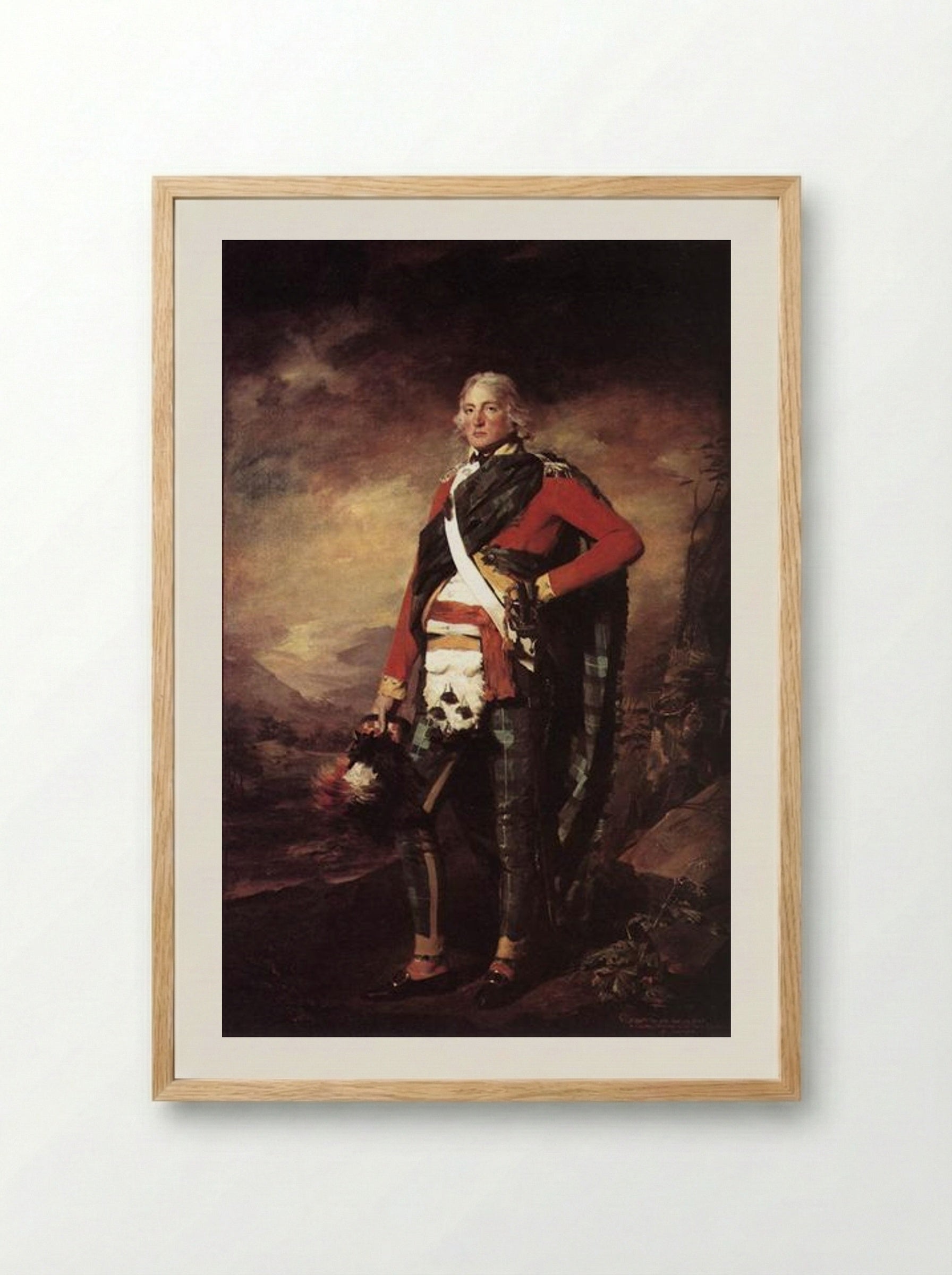 Sir John Sinclair of Ulbster - Henry Raeburn - Framed Print Wood