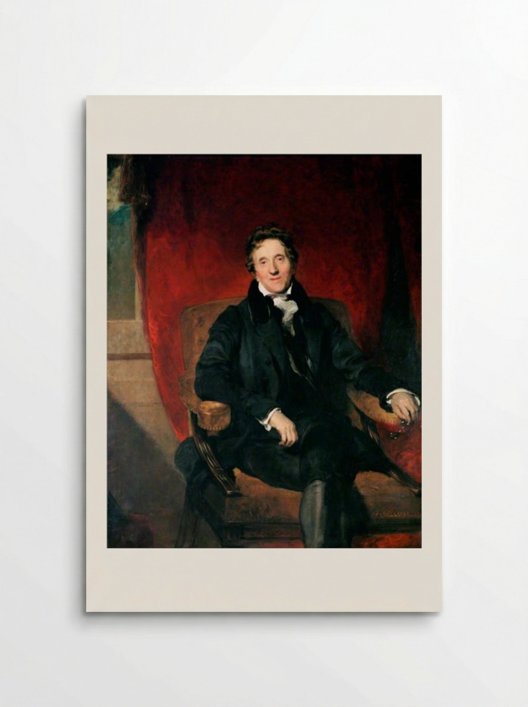Sir John Soane, Aged 76 - Sir Thomas Lawrence - Poster