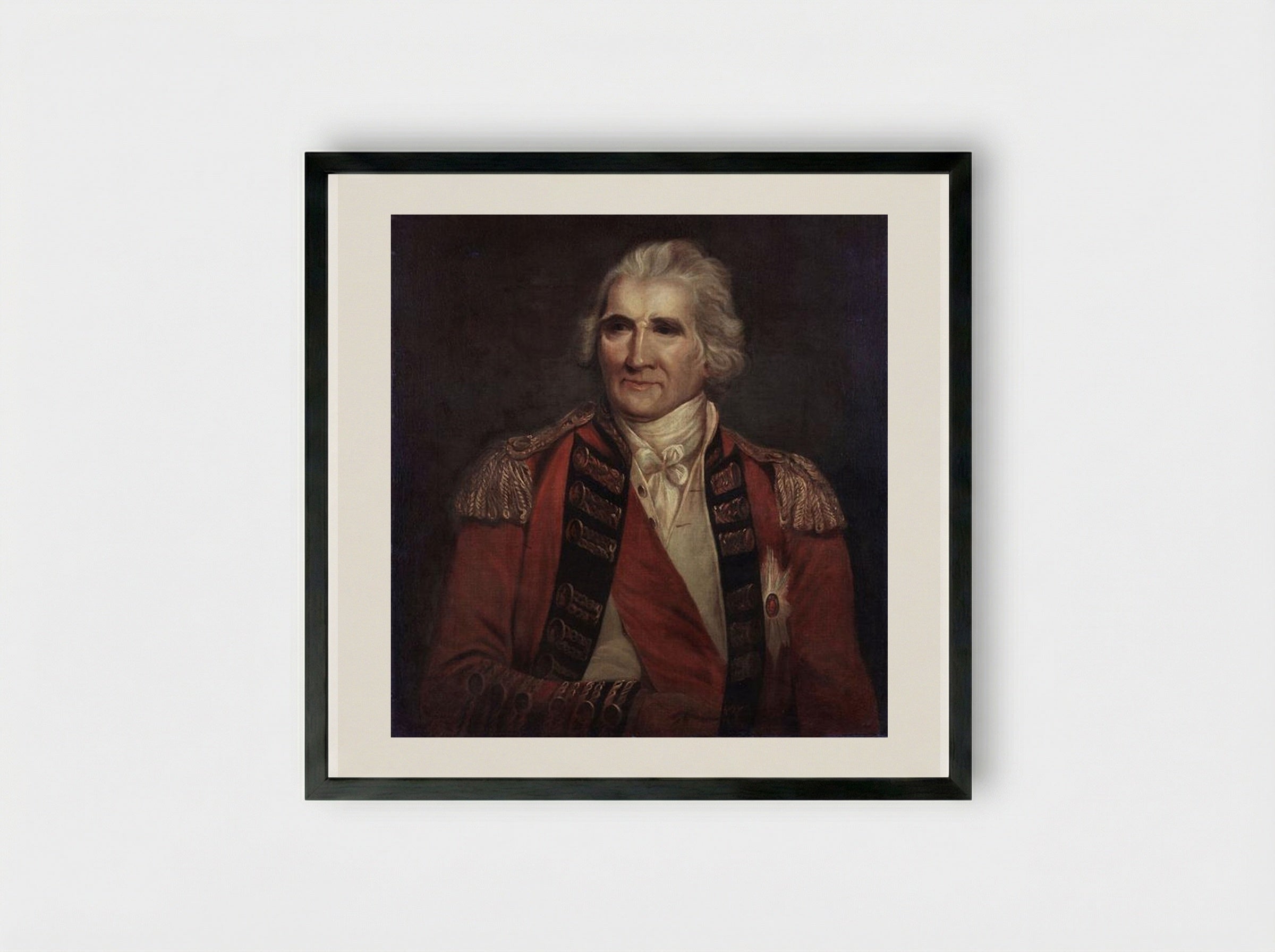 Sir Ralph Abercromby - John Hoppner - Framed Print Black