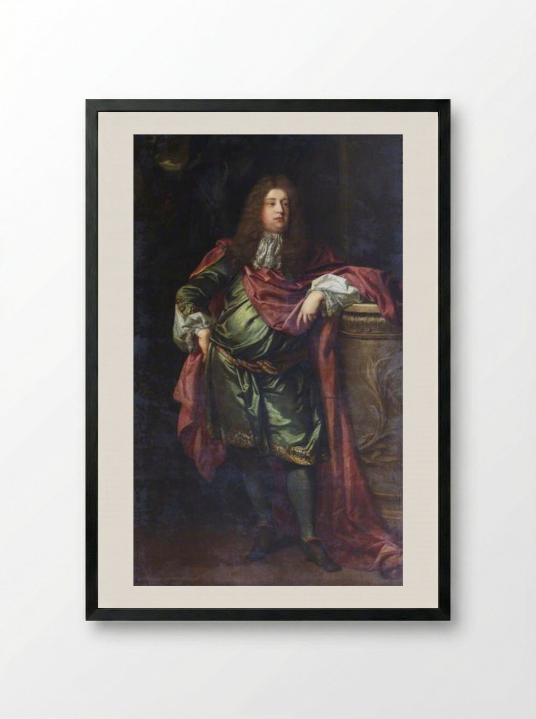 Sir William Brownlow - John Riley - Framed Print Black