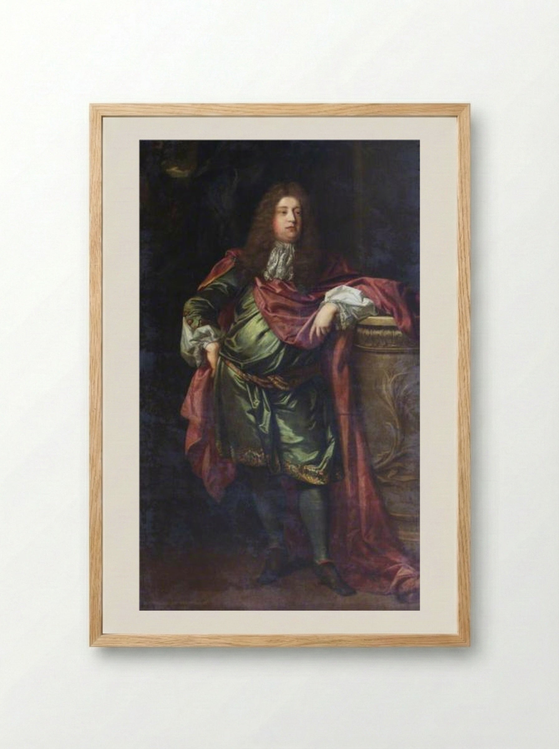Sir William Brownlow - John Riley - Framed Print Wood