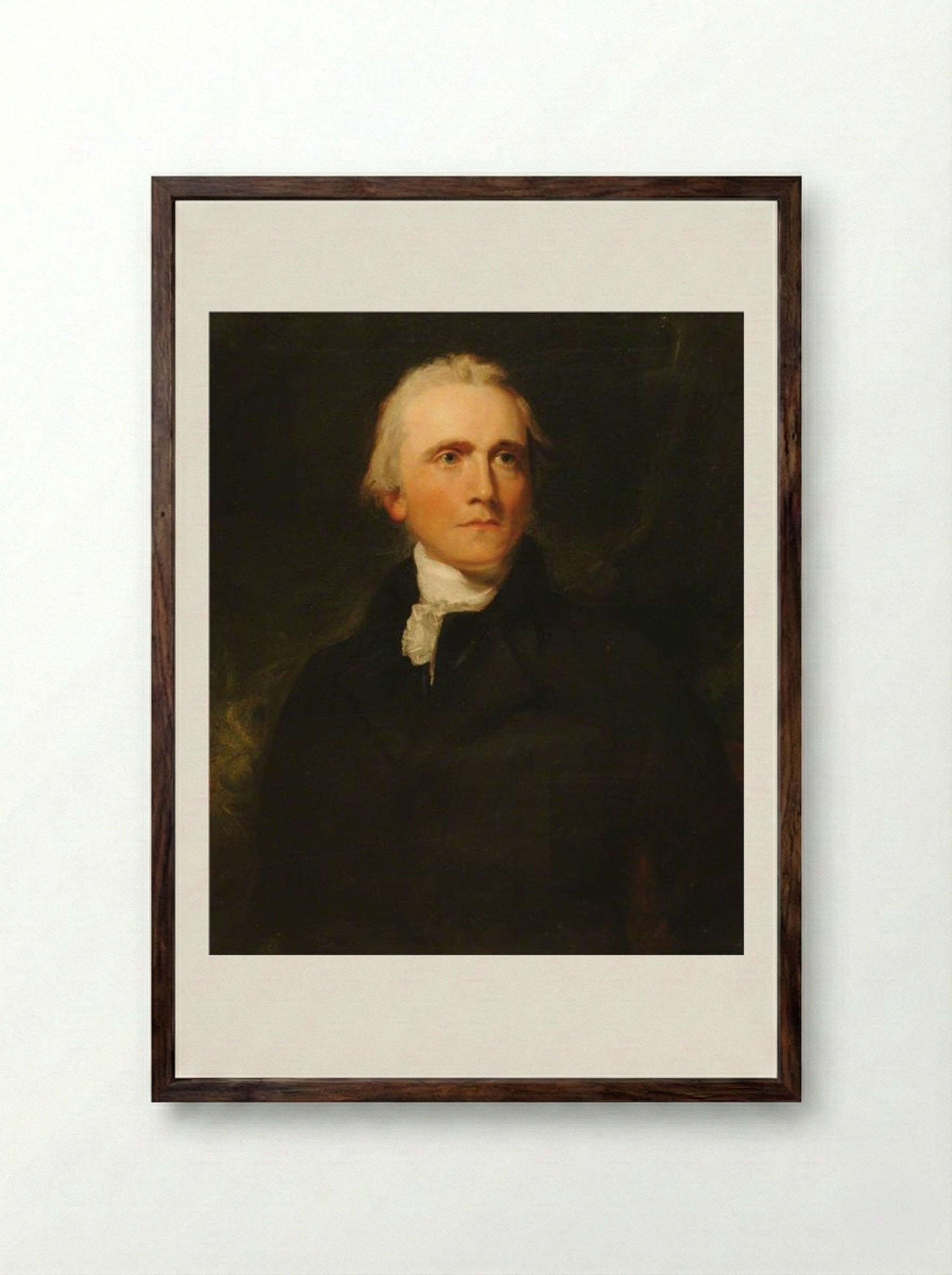 Sir William Grant - Sir Thomas Lawrence - Framed Print Dark Wood