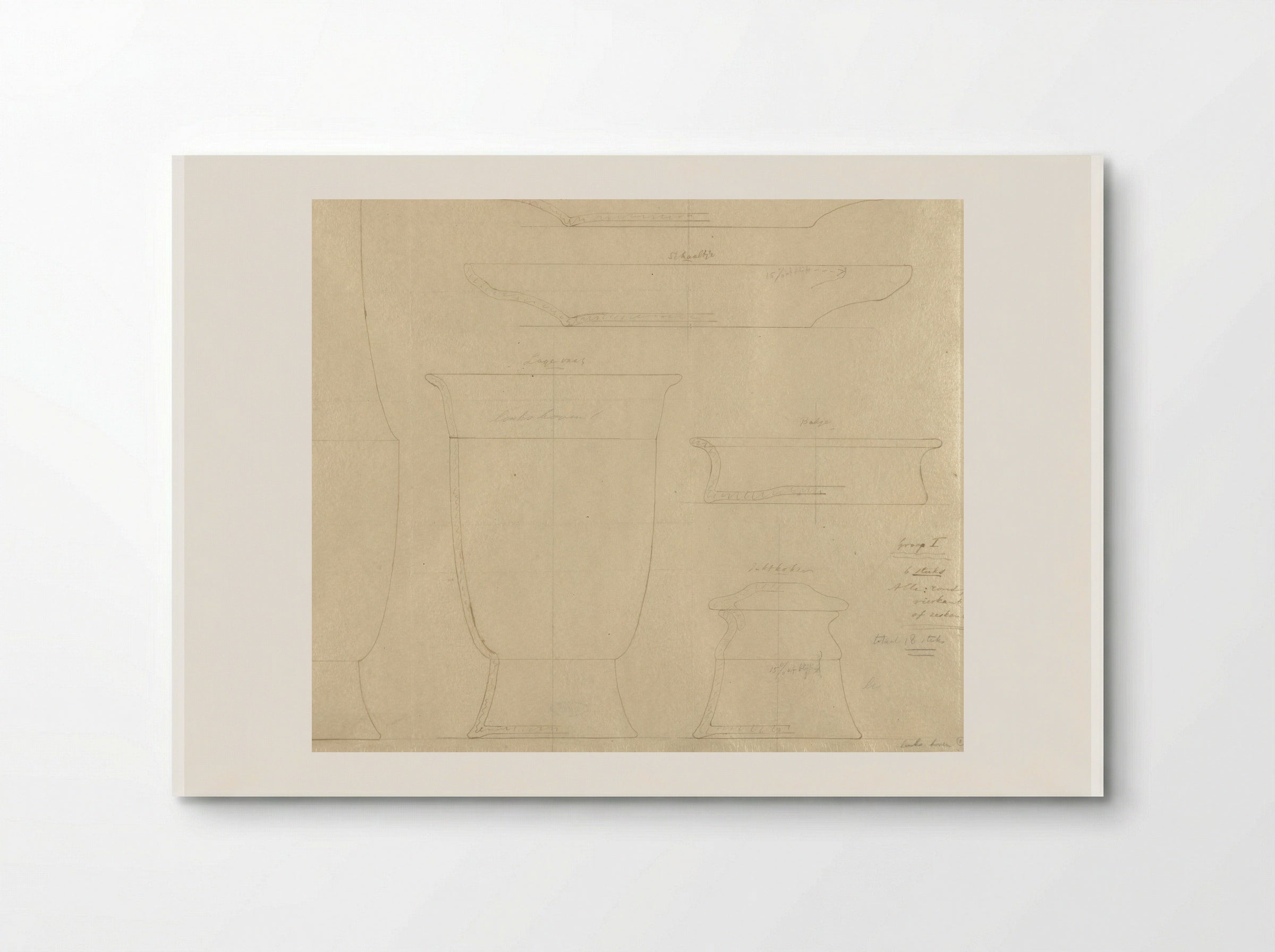 Six Designs for Earthenware Vessels - Theo Colenbrander - Poster