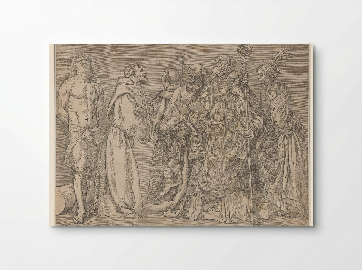 Six Standing Saints - Titian - Poster