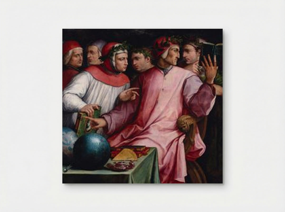 Six Tuscan Poets - Giorgio Vasari - Poster