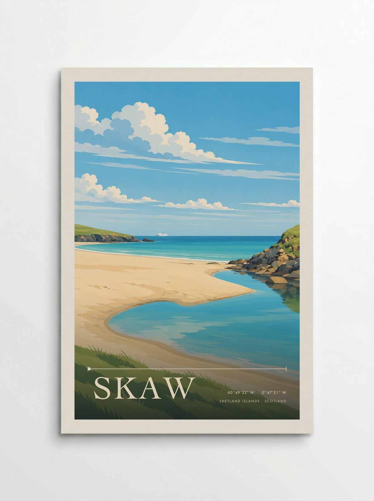 Skaw, Shetland Islands | Travel Poster - Poster