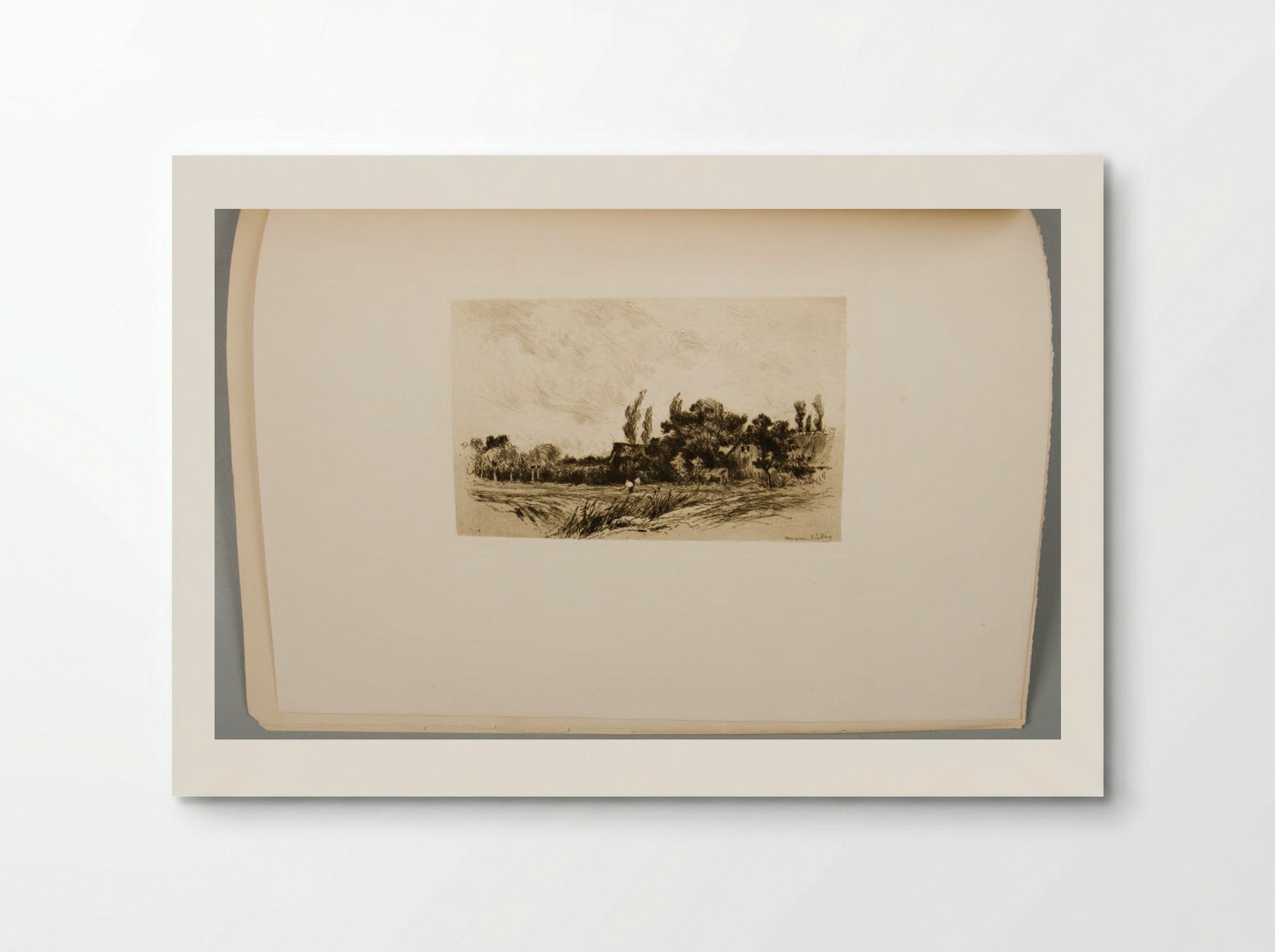 Sketch Near Ridderkerk Holland - Alexander Shilling - Poster