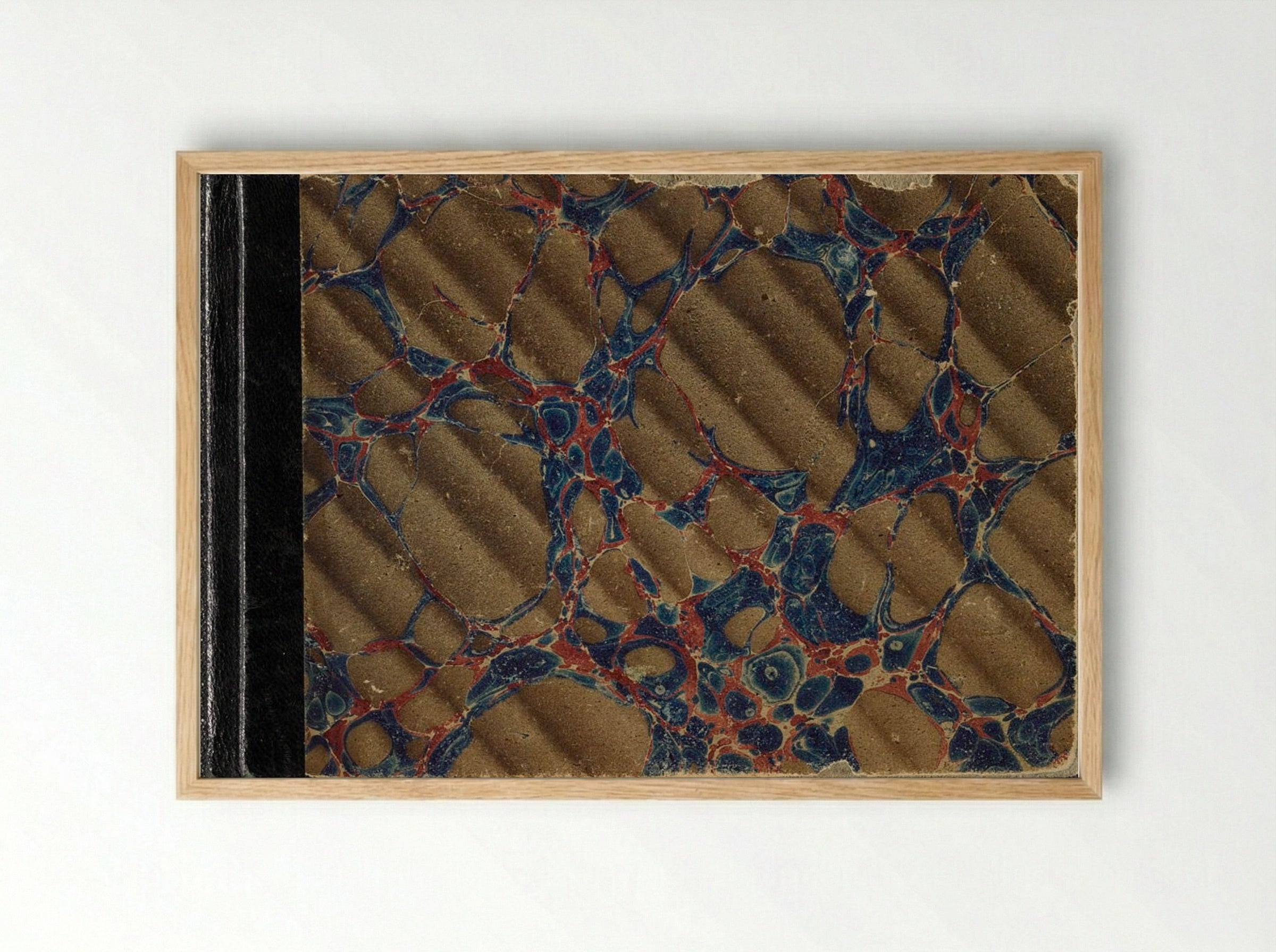 Sketchbook Cover (Marbled Paper) - John Singer Sargent - Framed Print Wood