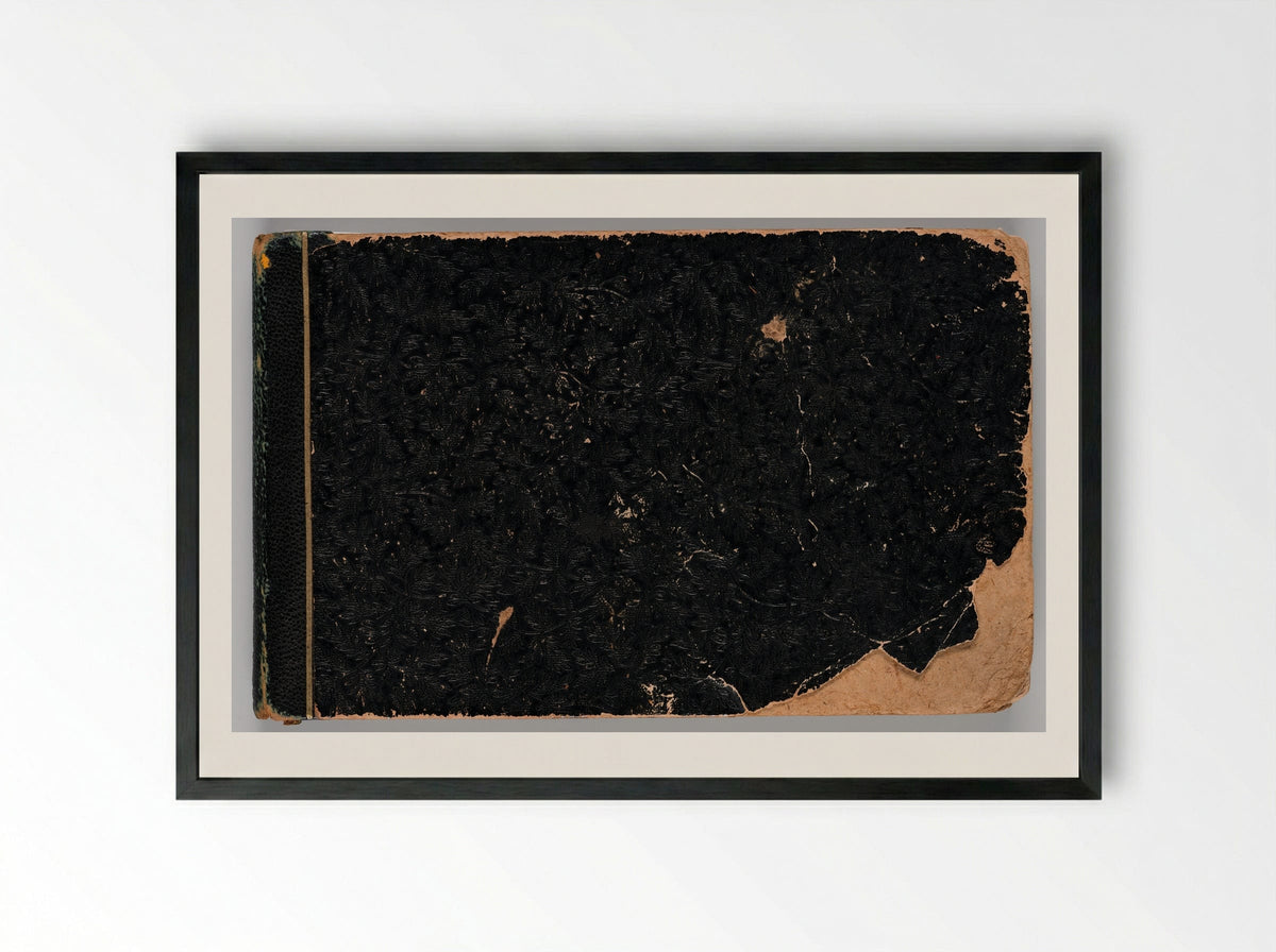 Sketchbook: Adirondacks, Pennsylvania - Sanford Robinson Gifford - Framed Print Black