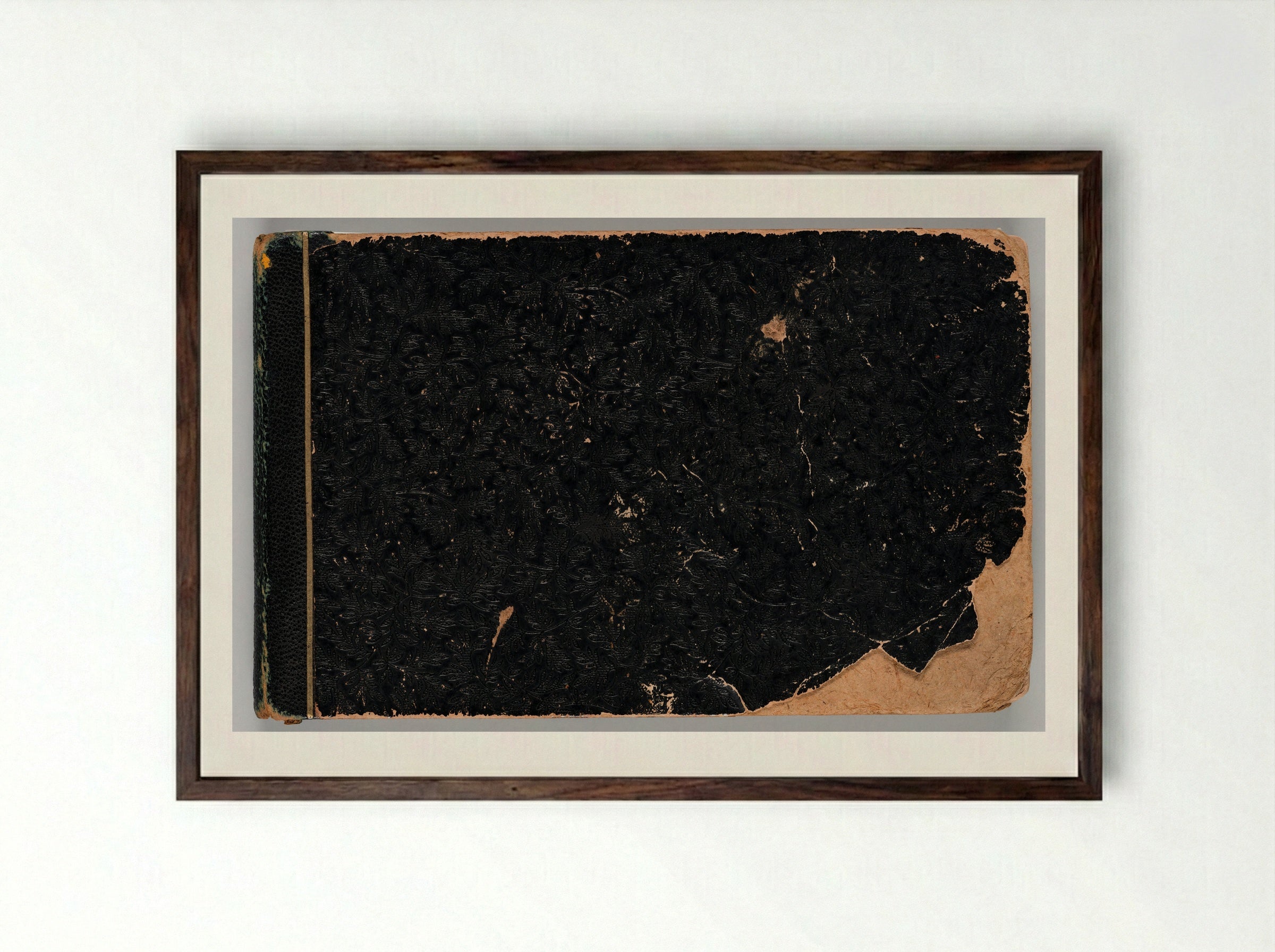 Sketchbook: Adirondacks, Pennsylvania - Sanford Robinson Gifford - Framed Print Dark Wood