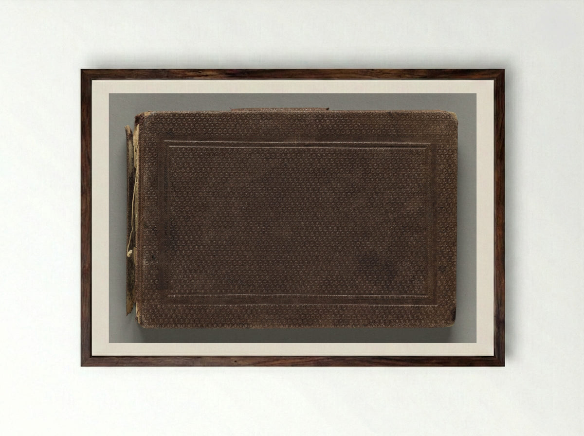 Sketchbook: Landscapes and Soldiers - Sanford Robinson Gifford - Framed Print Dark Wood