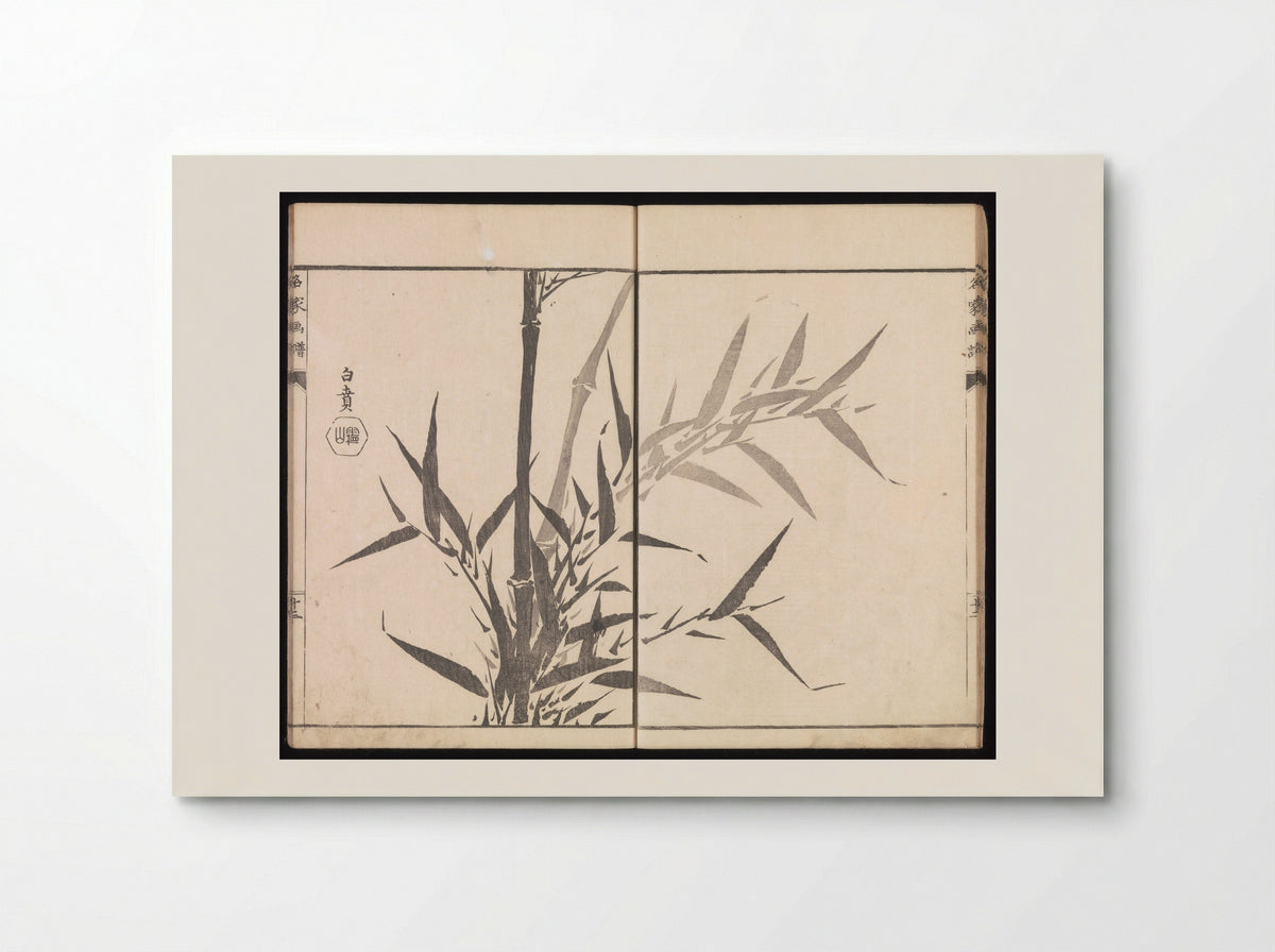Sketches Reproduced from Works of Famous Artists - Kawanabe Kyōsai - Poster