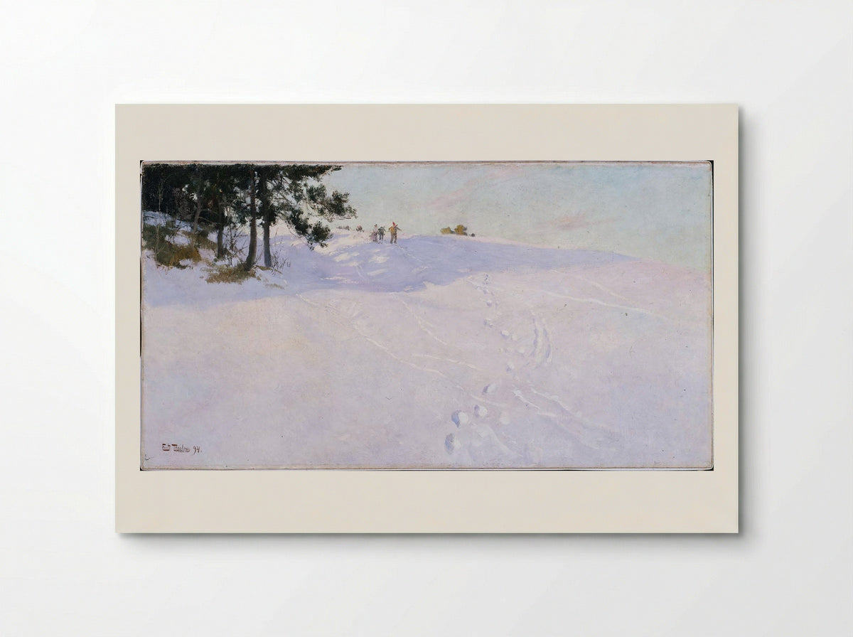 Skiers - Frits Thaulow - Poster
