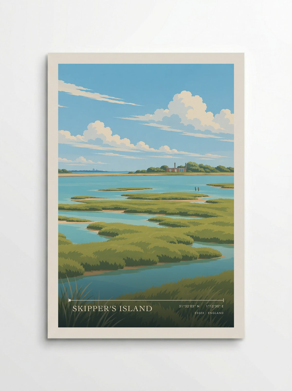 Skipper's Island, Essex | Travel Poster - Poster