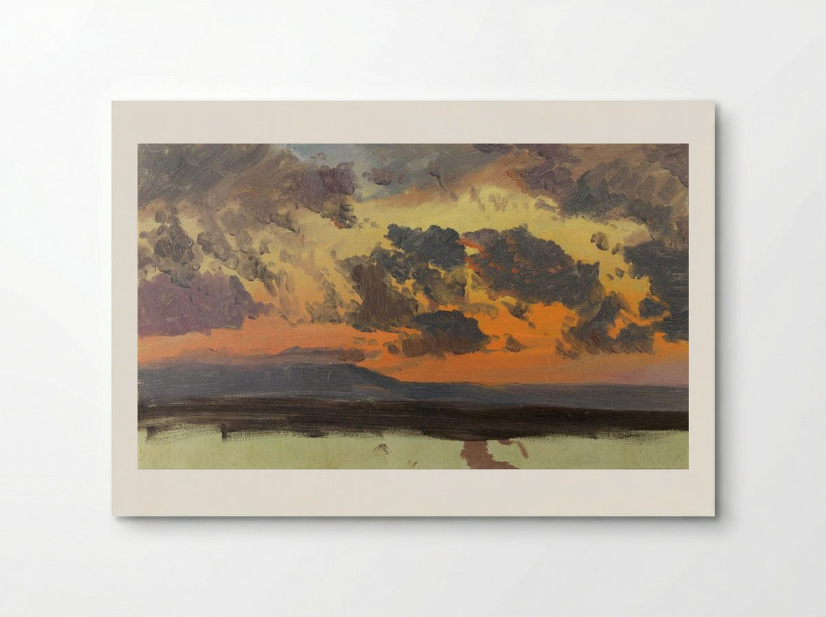 Sky at sunset, Jamaica, West Indies - Frederic Edwin Church - Poster