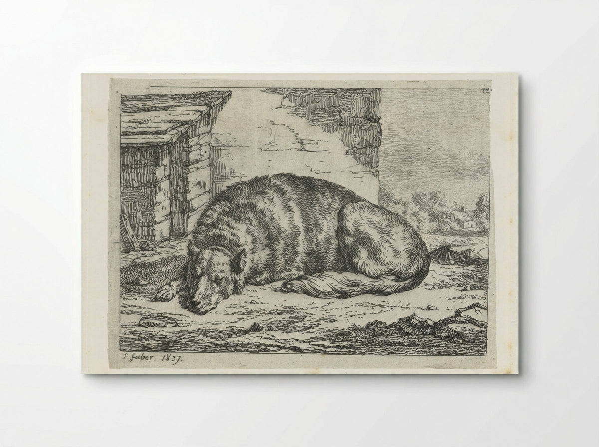 Slapende hond (Sleeping Dog) - Frederik Faber - Poster