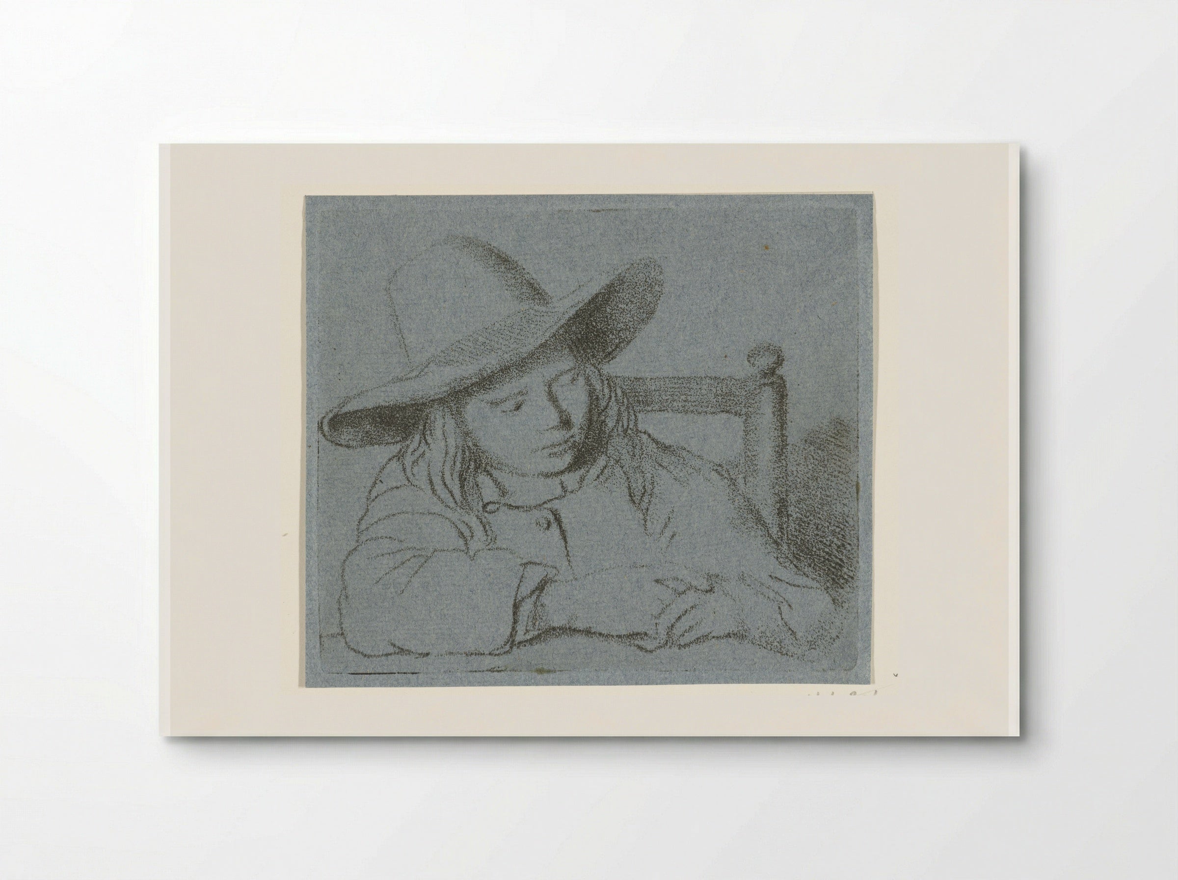 Slapende jongen met hoed - Ernst Willem Jan Bagelaar - Poster