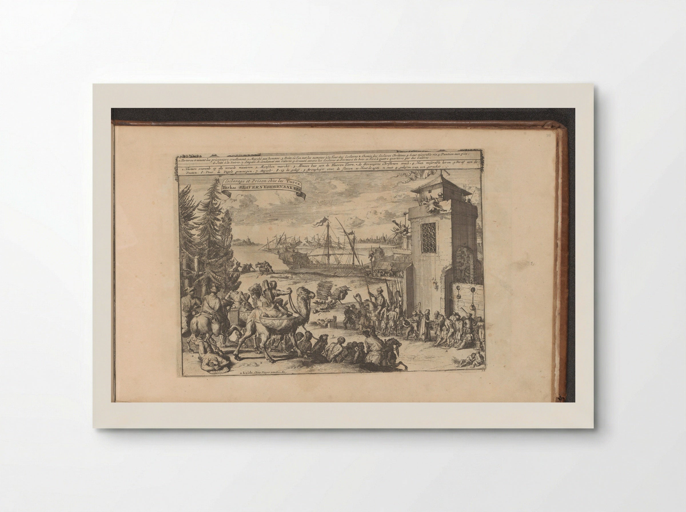 Slavernij en gevangenschap in het Ottomaanse Rijk - Romeyn de Hooghe - Poster