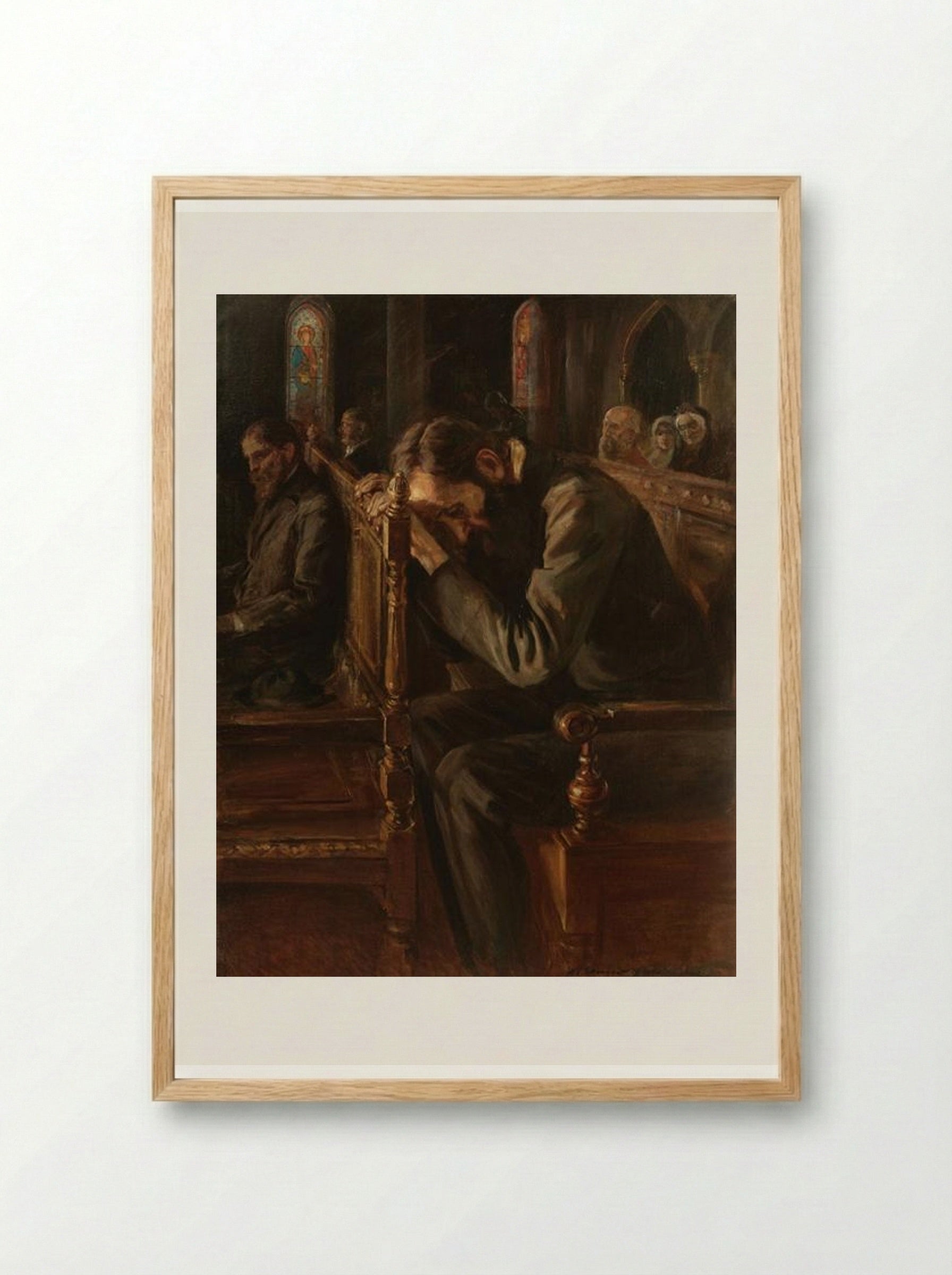 Slavic Souls (Crime and Punishment) - Nicolae Vermont - Framed Print Wood