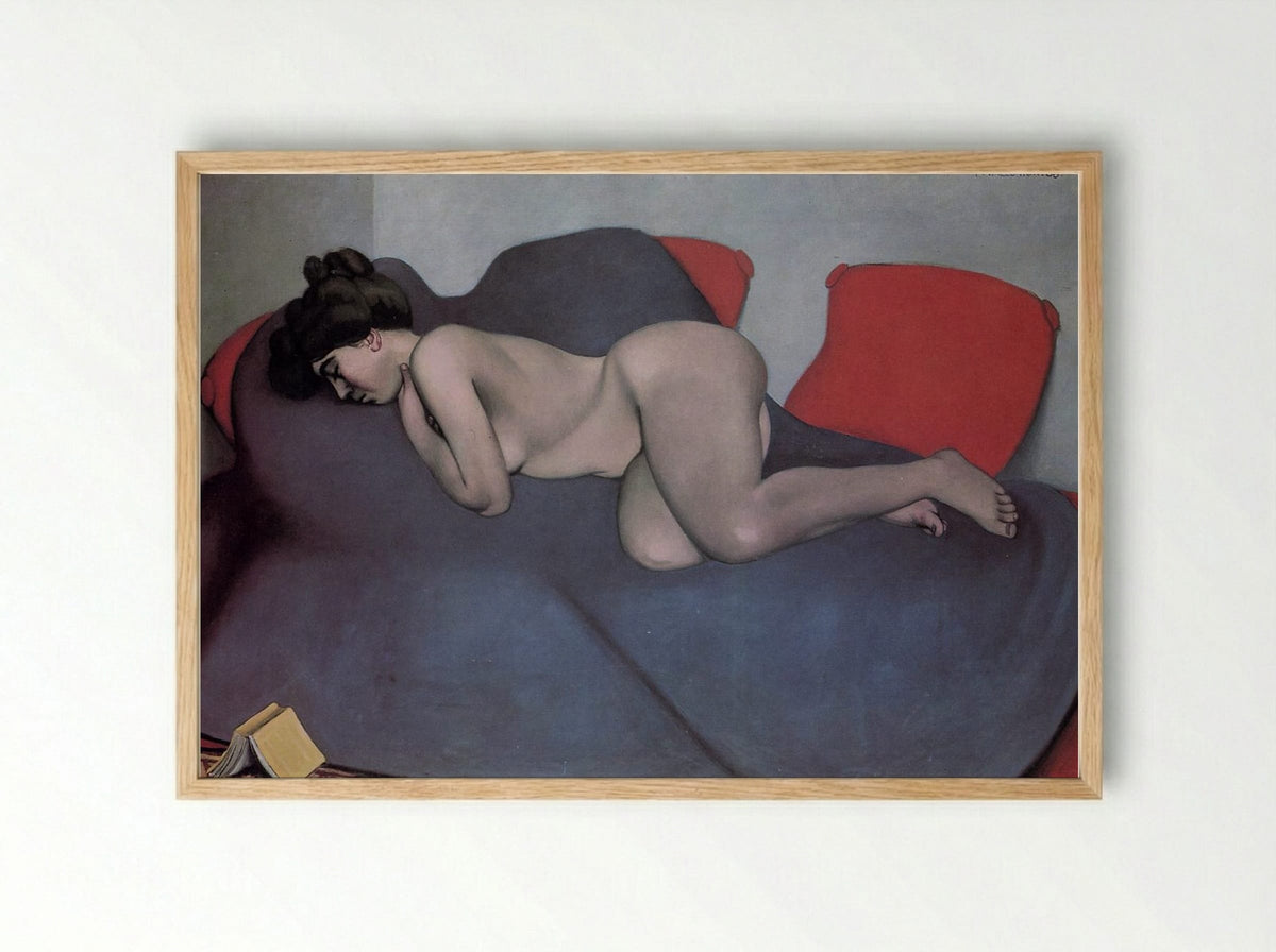 Sleep - Félix Vallotton - Framed Print Wood