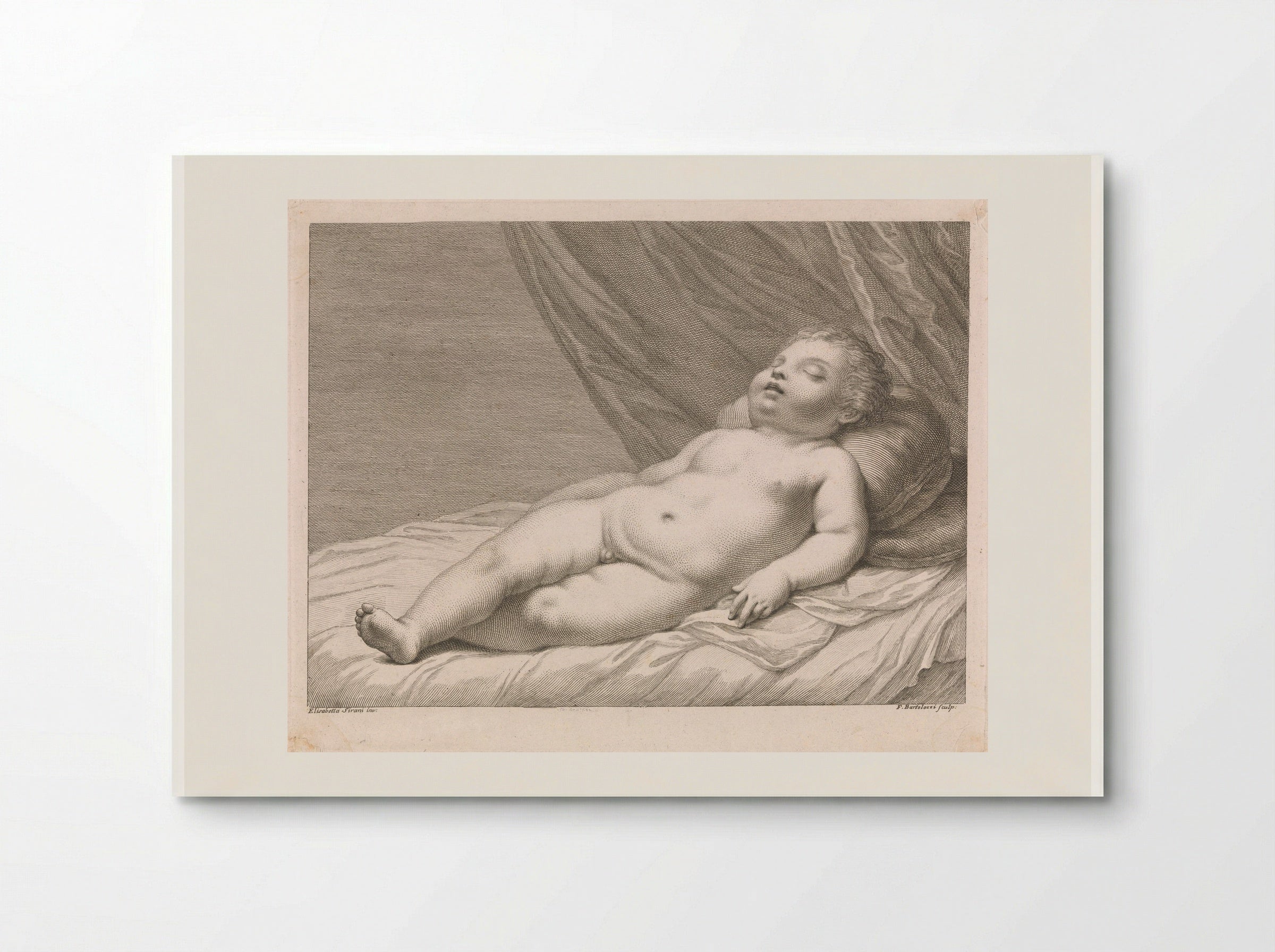 Sleeping Child - Francesco Bartolozzi - Poster