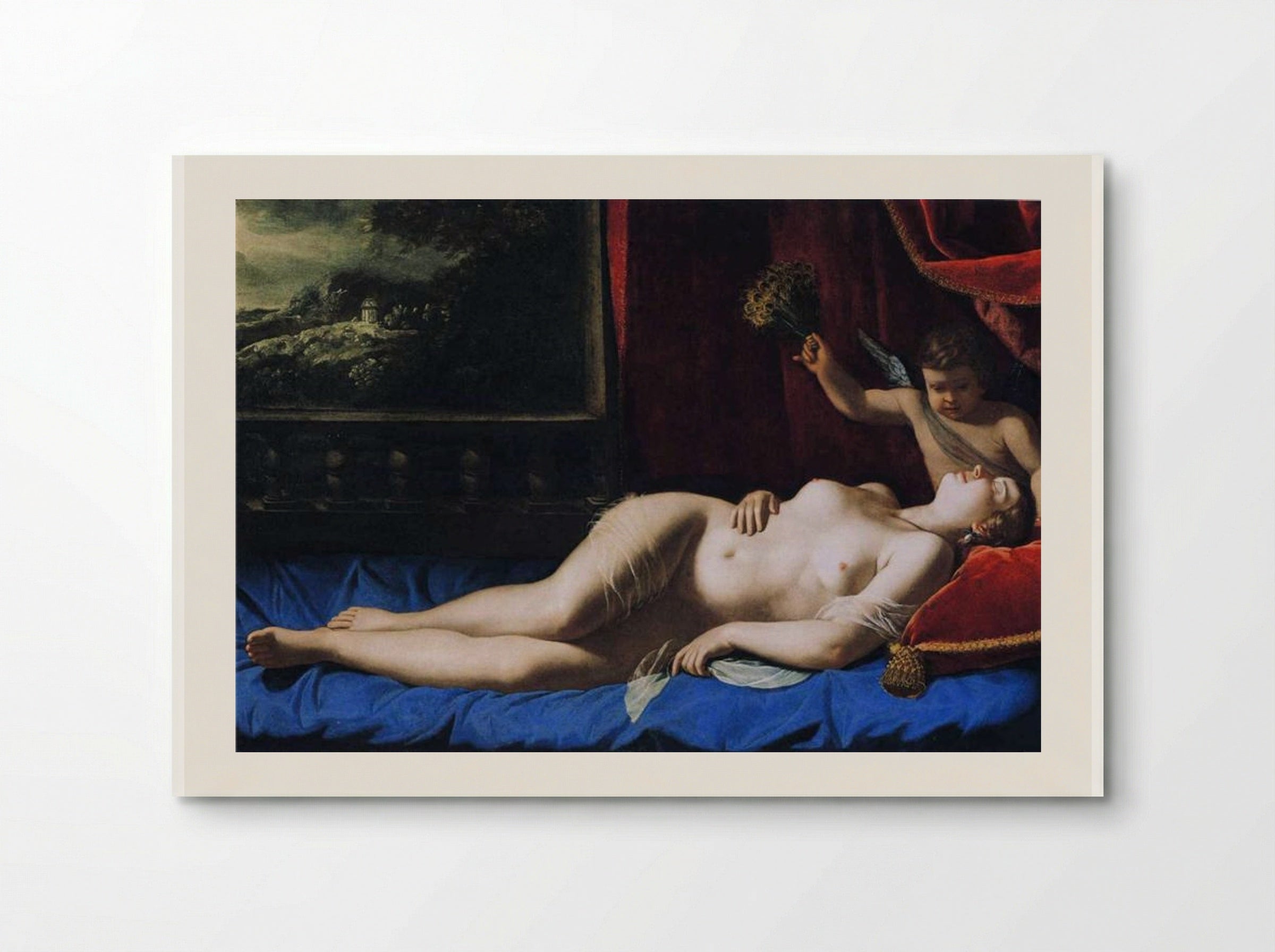 Sleeping Venus - Artemisia Gentileschi - Poster