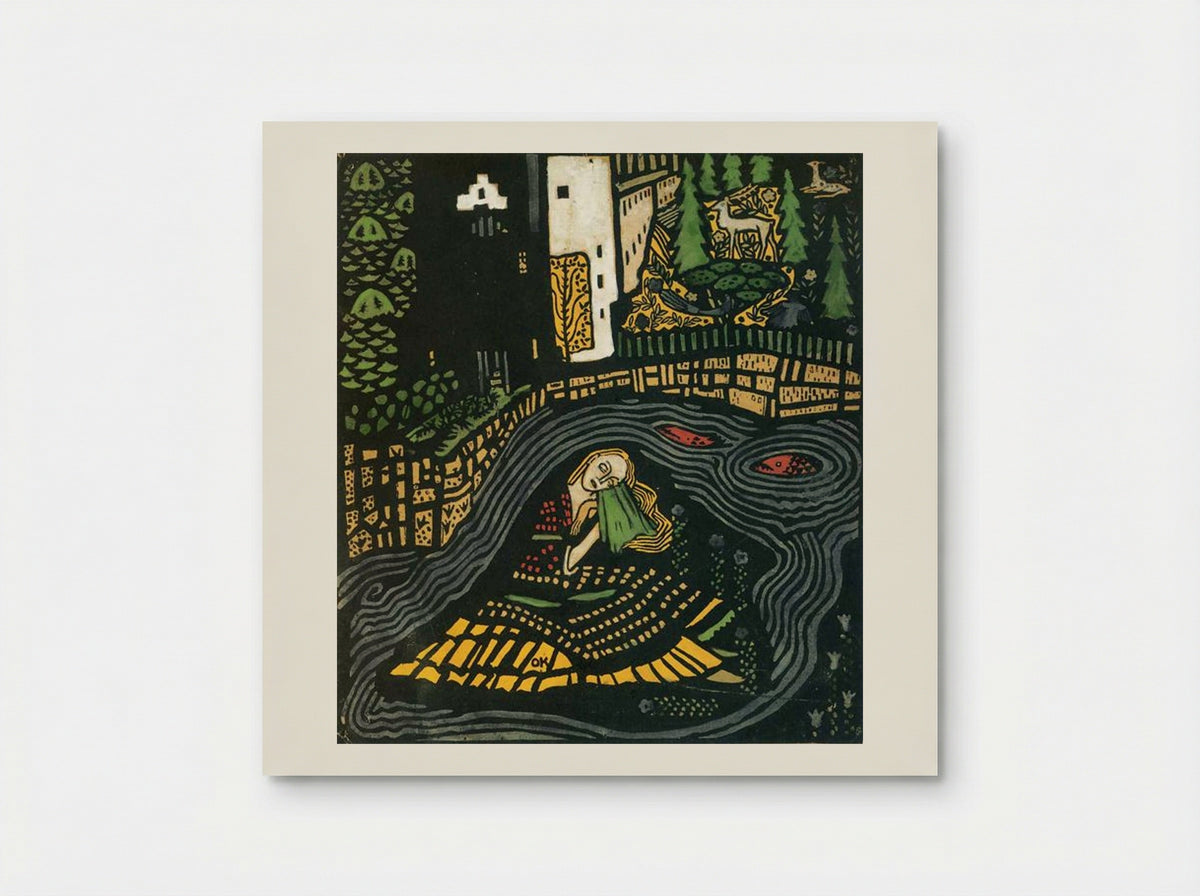 Sleeping Woman - Oskar Kokoschka - Poster