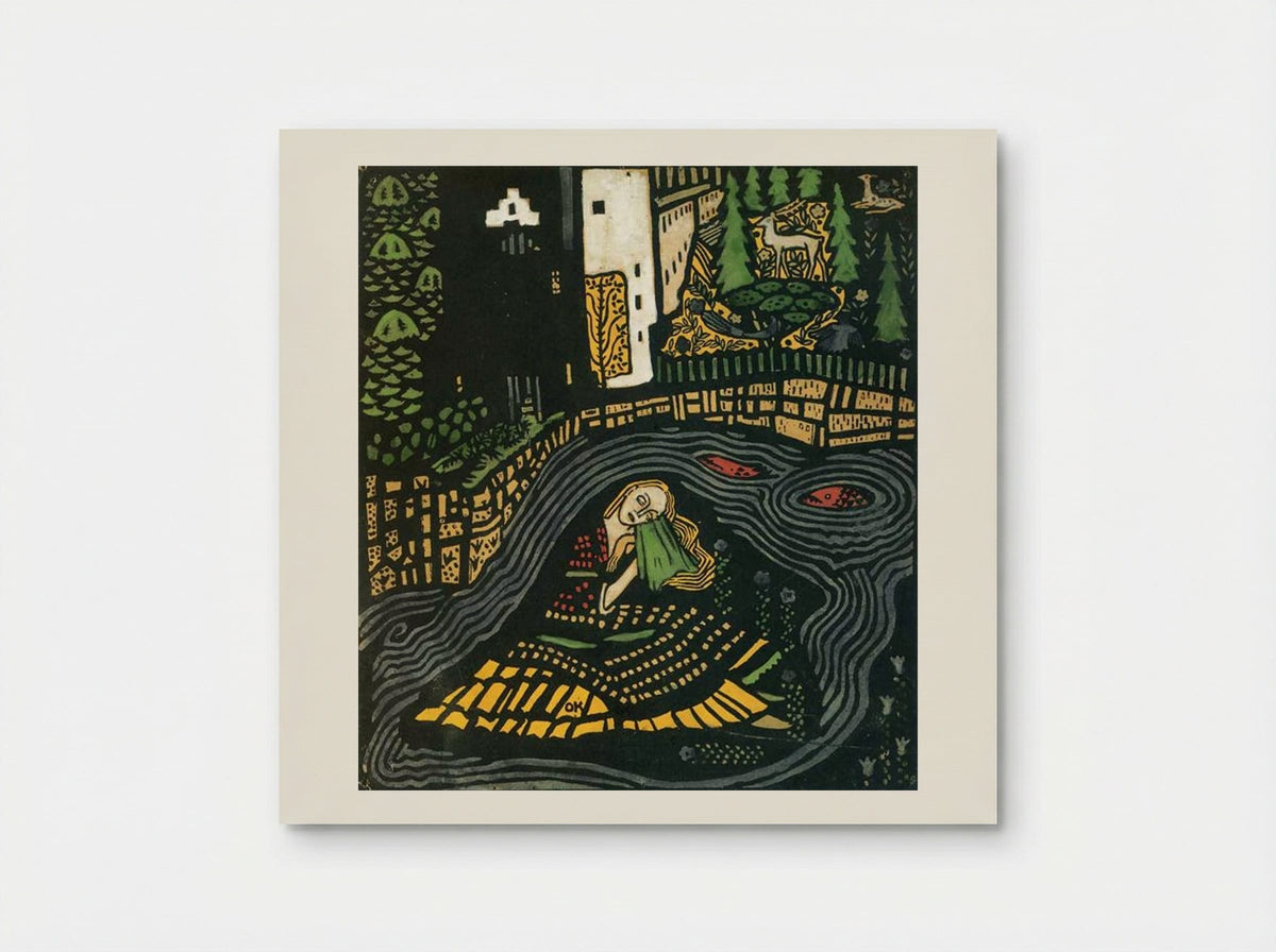 Sleeping Woman - Oskar Kokoschka - Poster