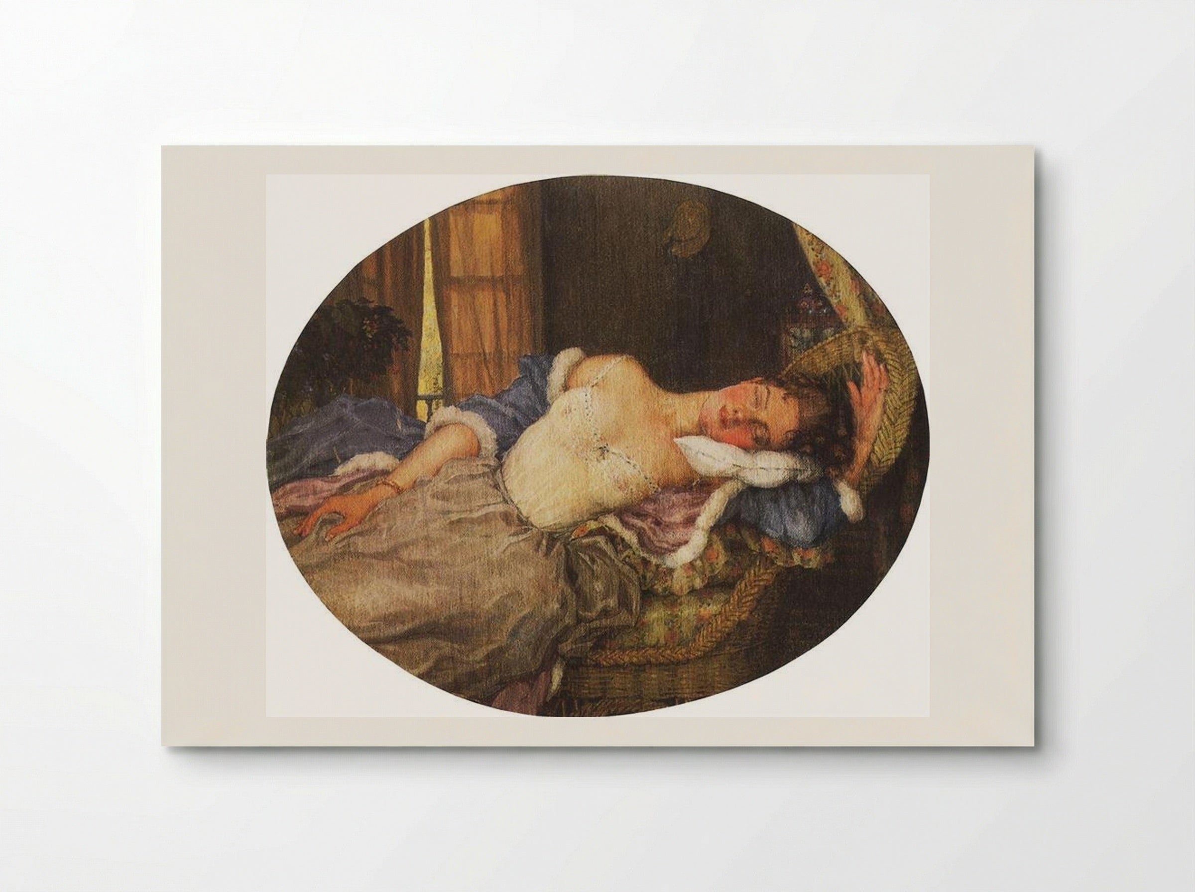 Sleeping Young Woman - Konstantin Somov - Poster