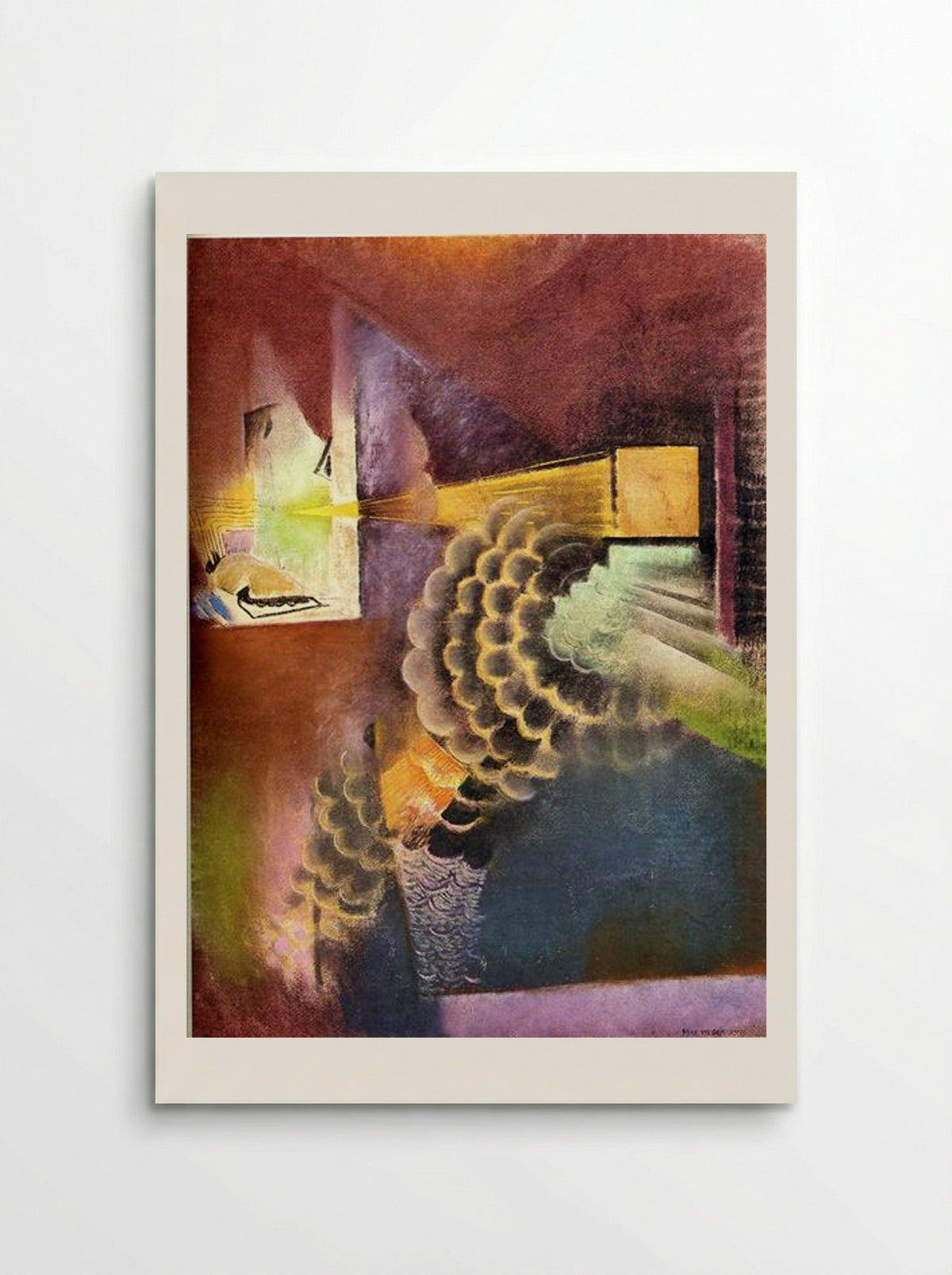 Slide Lecture at the Metropolitan Museum - Max Weber - Poster