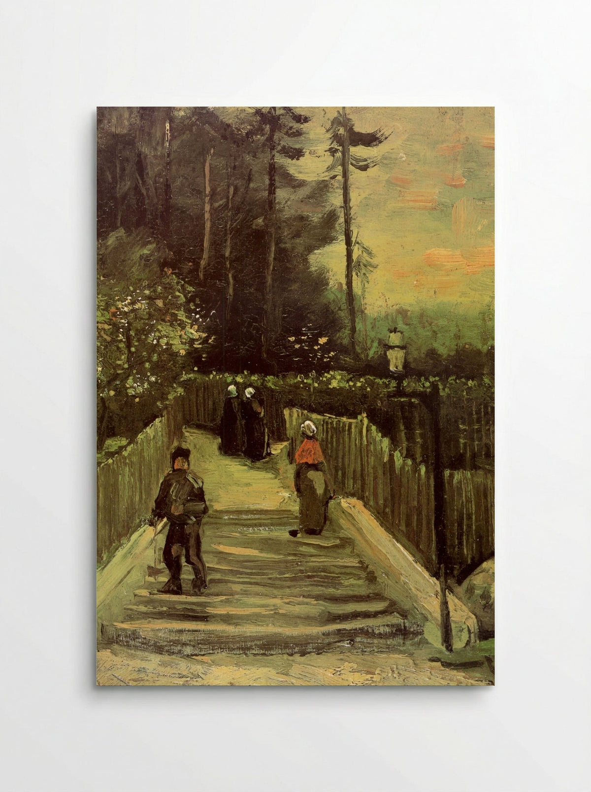 Sloping Path in Montmartre - Vincent van Gogh - Poster