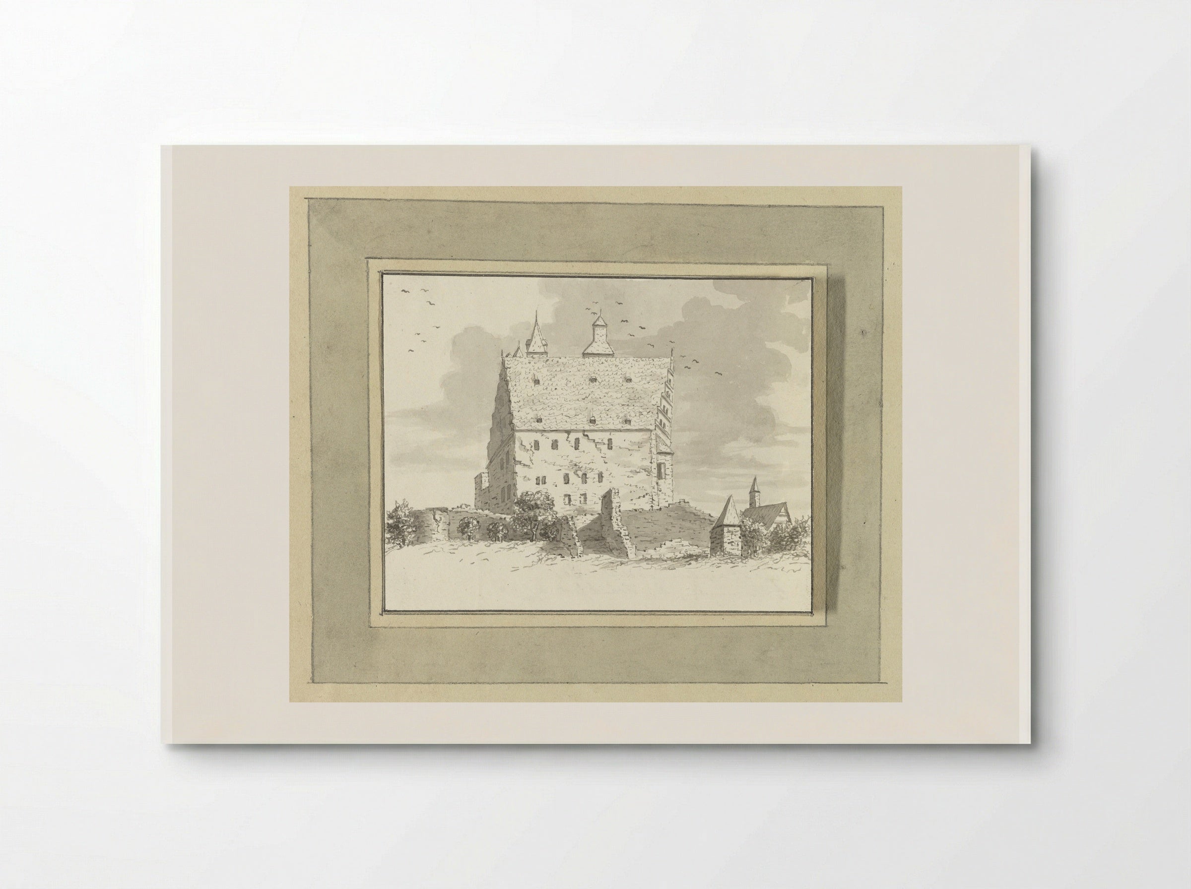 Slot te Kronenburg bij Frankfurt am Main - Ernst Willem Jan Bagelaar - Poster