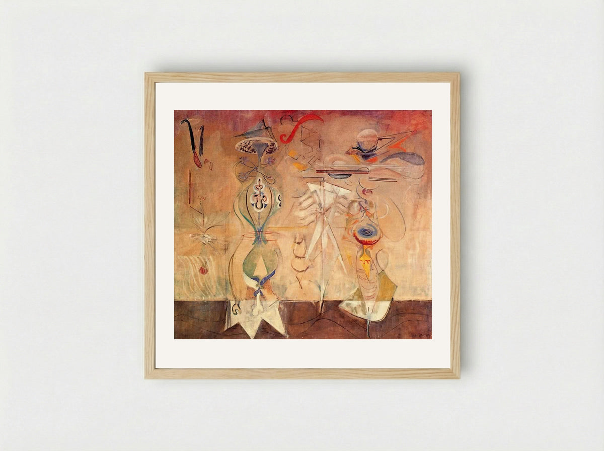 Slow Swirl at the Edge of the Sea - Mark Rothko - Framed Print Wood