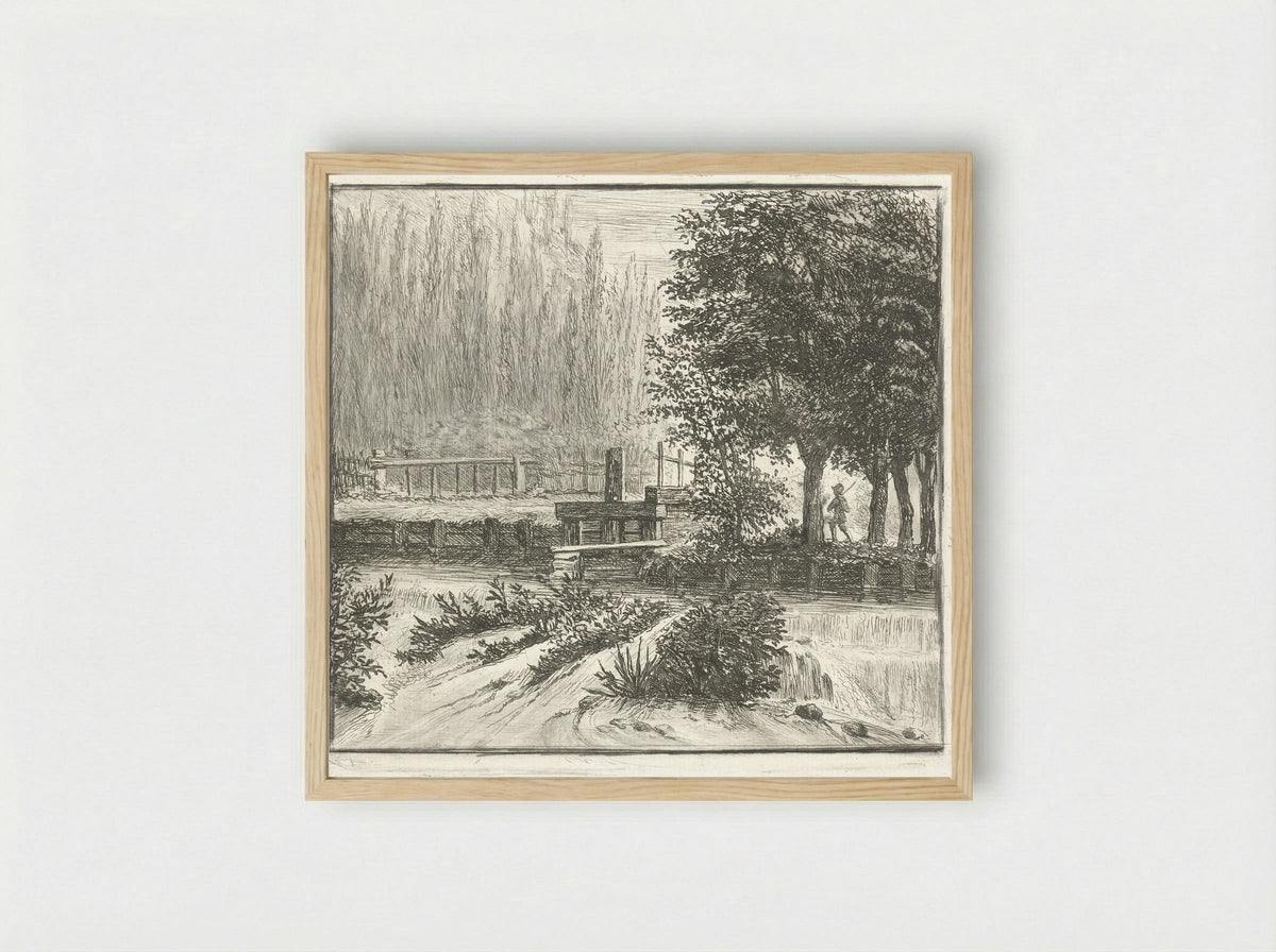 Sluis - Louis Bernard Coclers - Framed Print Wood