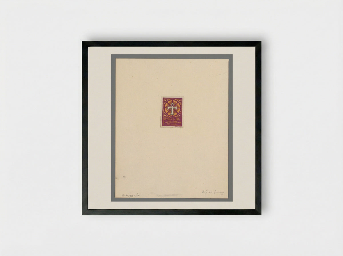 Sluitzegel van het Karma en Reïncarnatielegioen - Julie de Graag - Framed Print Black