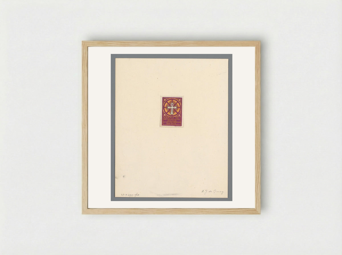 Sluitzegel van het Karma en Reïncarnatielegioen - Julie de Graag - Framed Print Wood