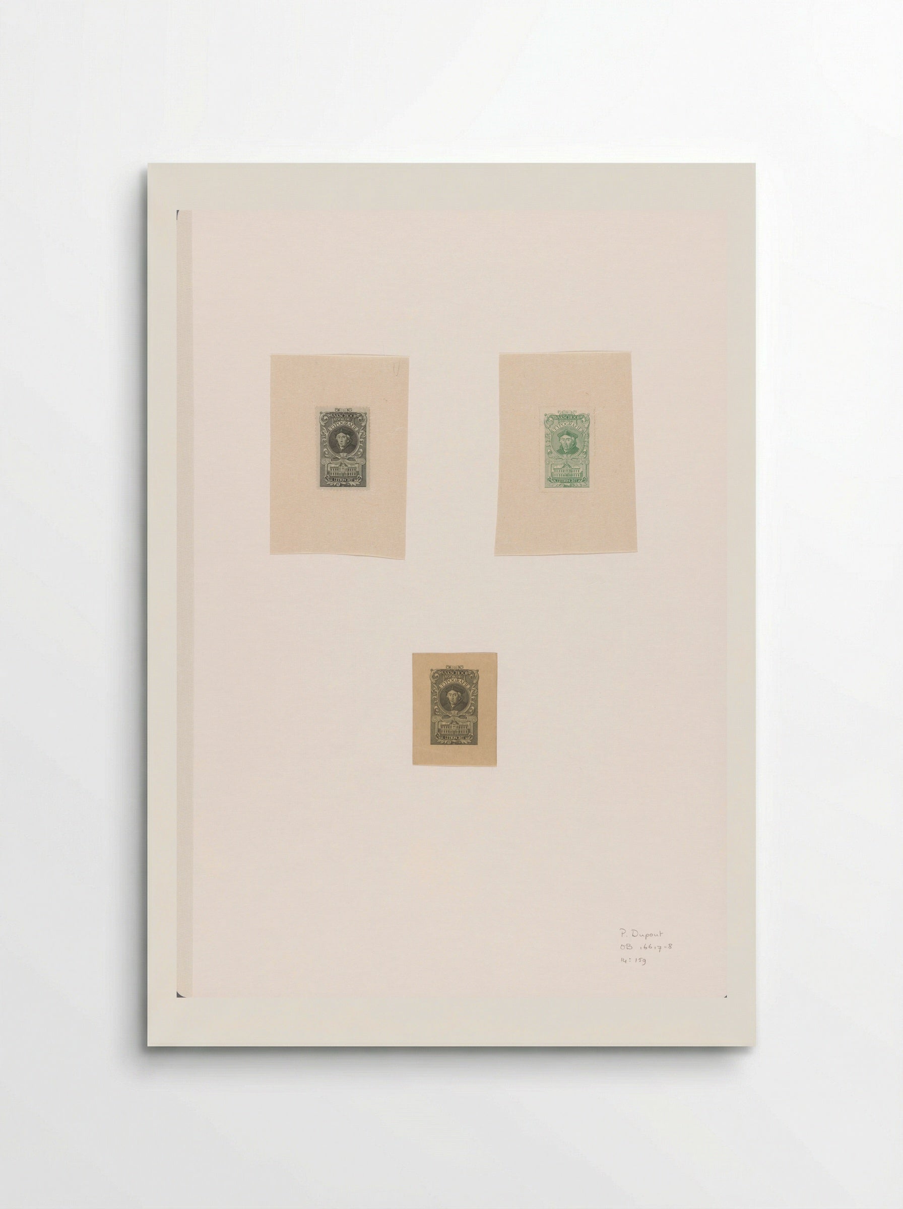 Sluitzegel voor de Vakschool voor de Typografie in Utrecht - Pieter Dupont - Poster