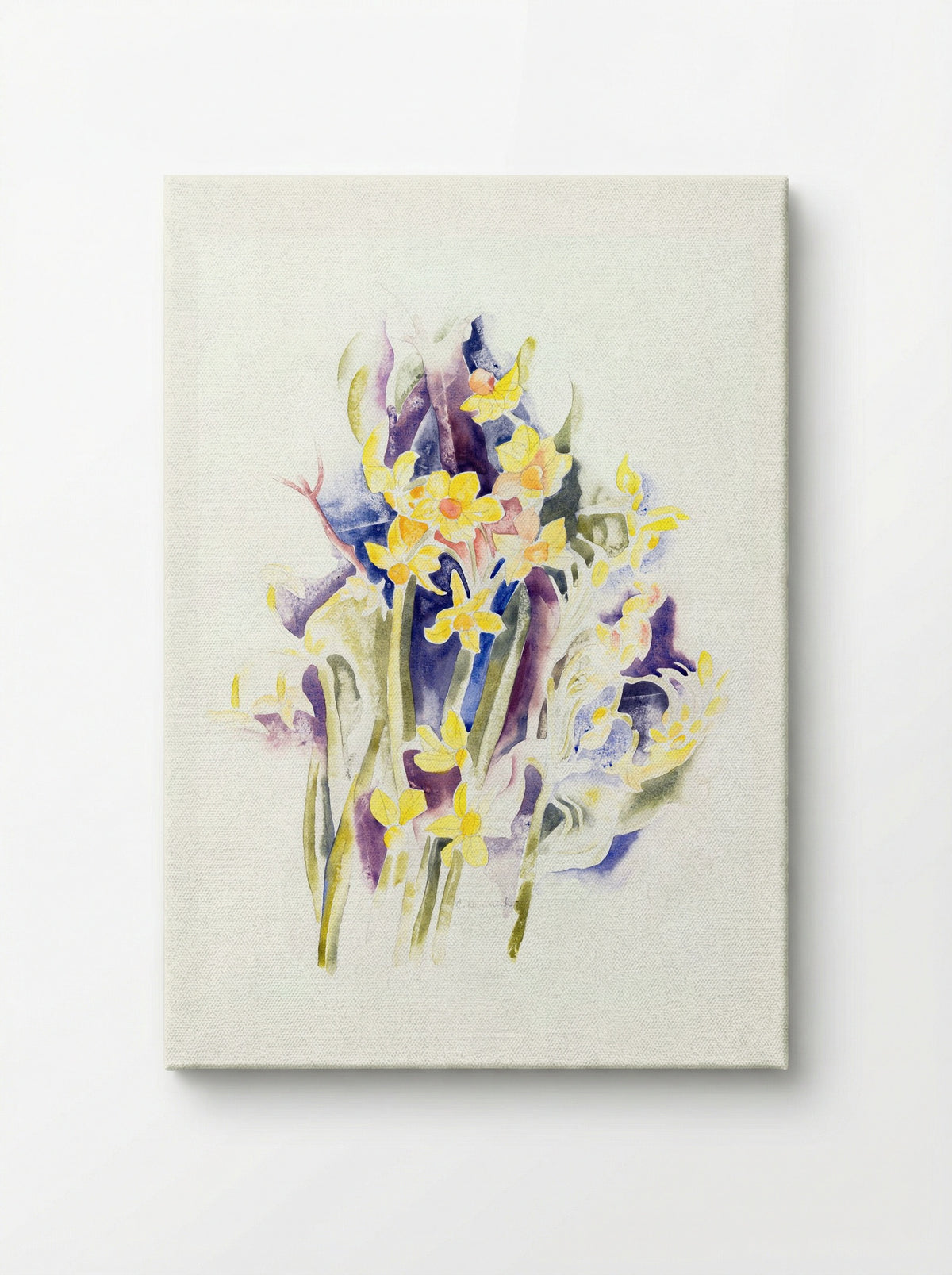 Small Daffodils - Charles Demuth - Canvas