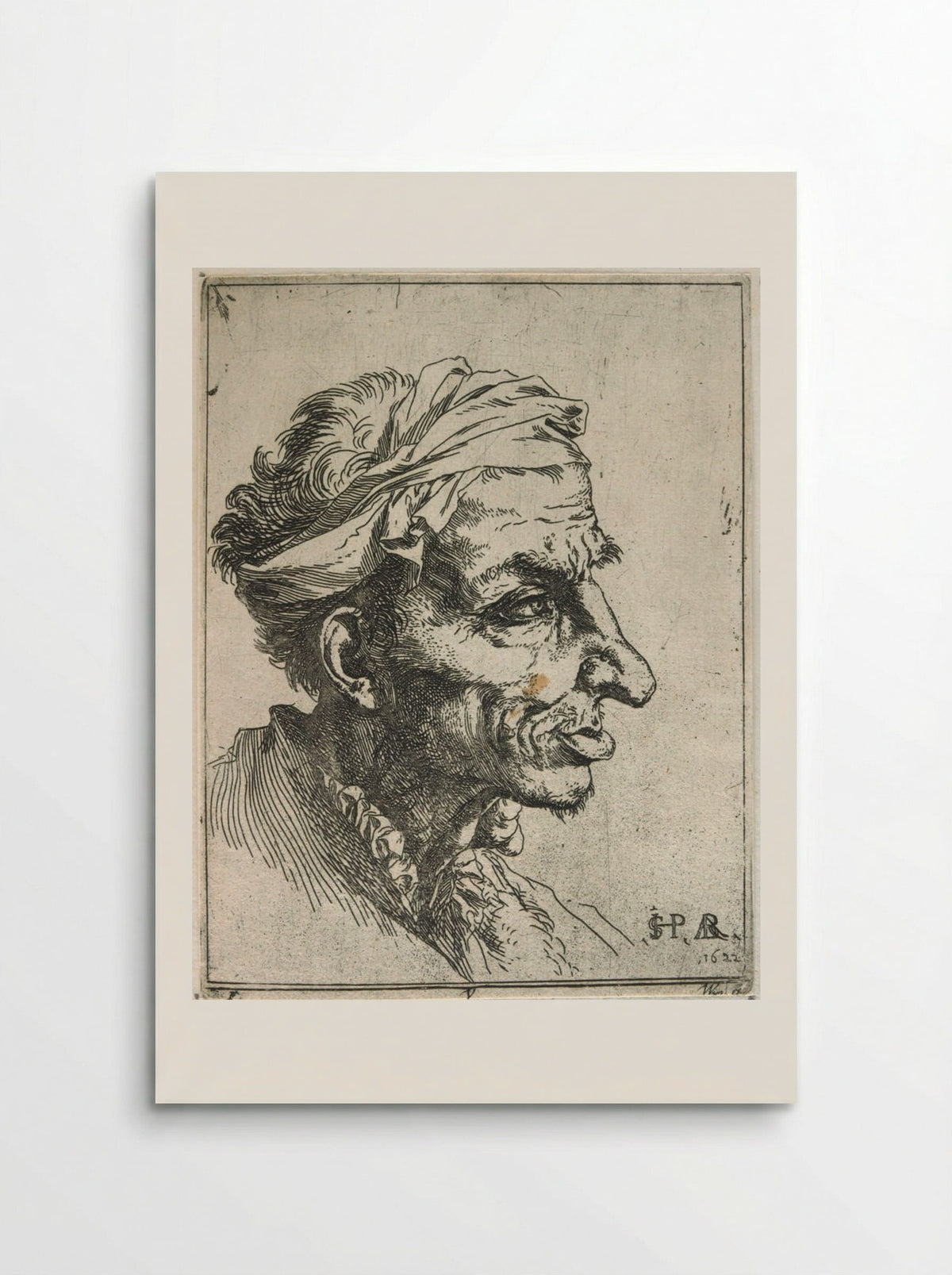 Small Grotesque Head - Jusepe de Ribera - Poster