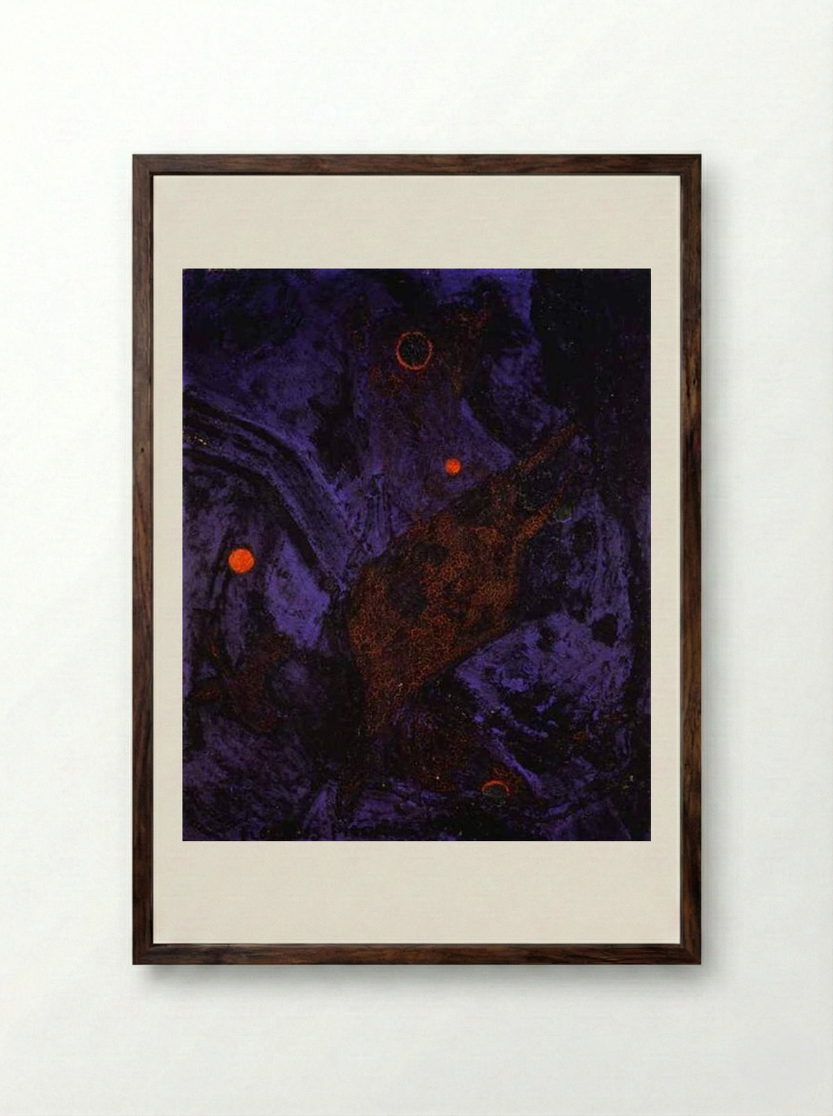 Small Sun - Francis Picabia - Framed Print Dark Wood