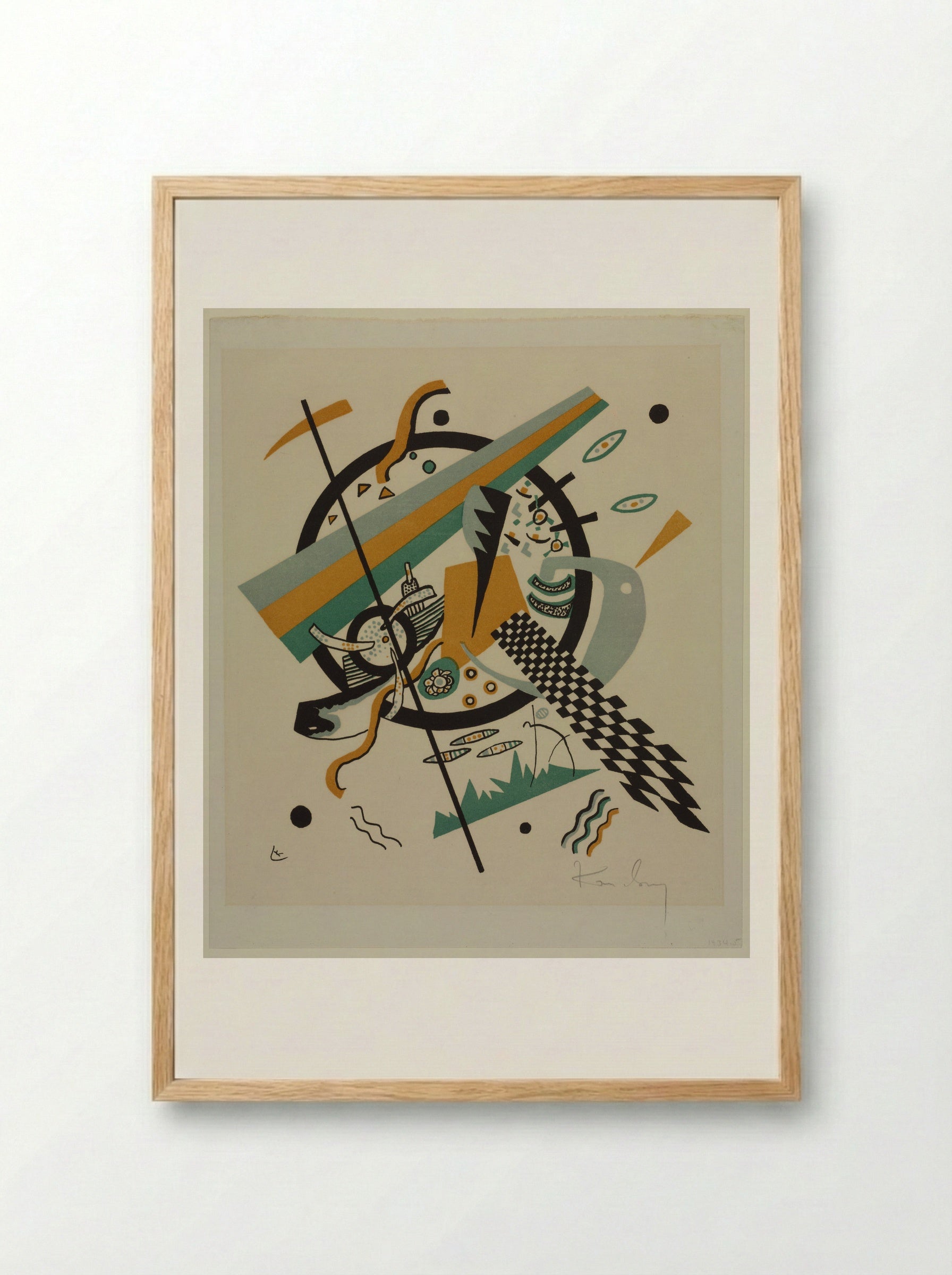 Small Worlds IV - Wassily Kandinsky - Framed Print Wood